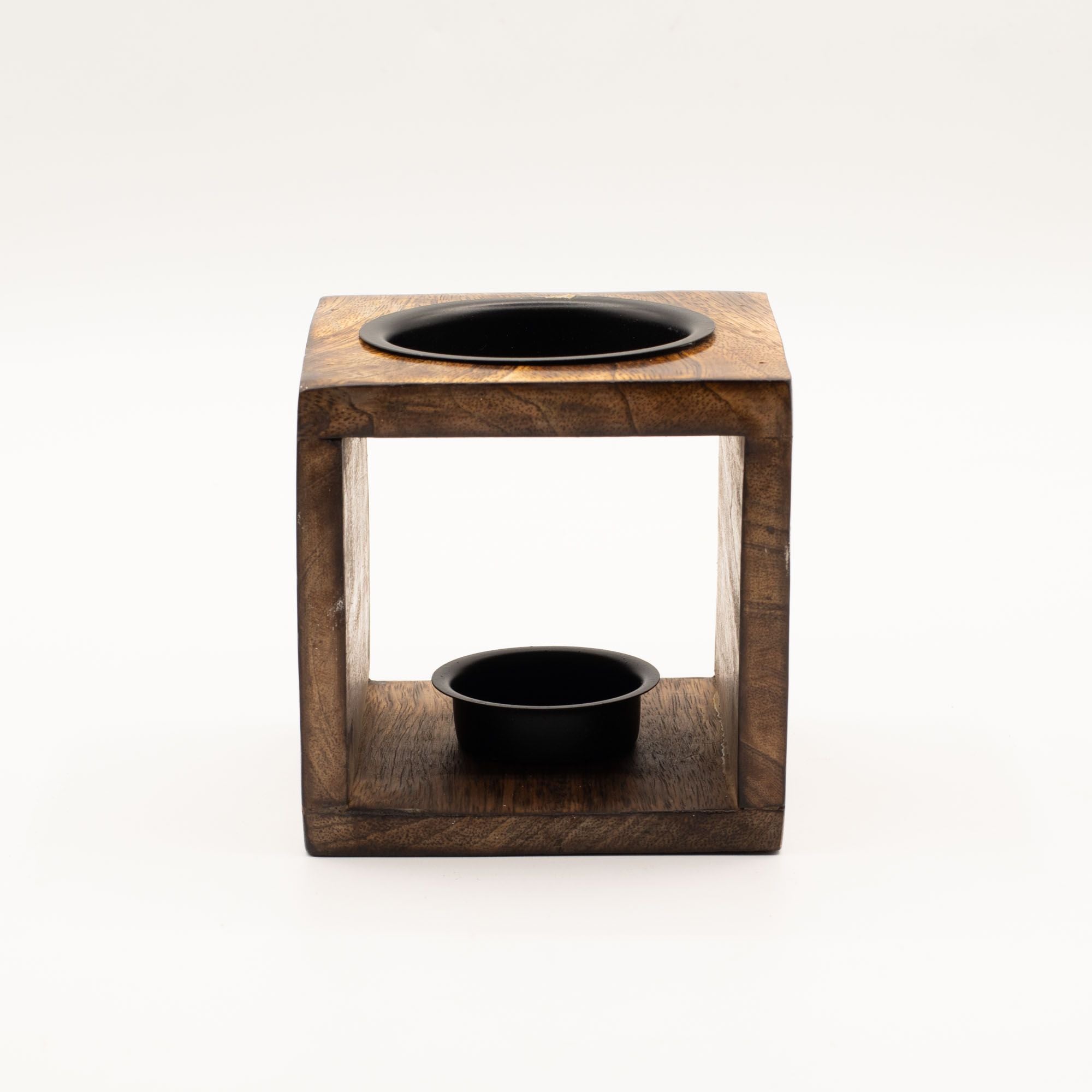 Mango Wood Oil Burner  - Hamsa