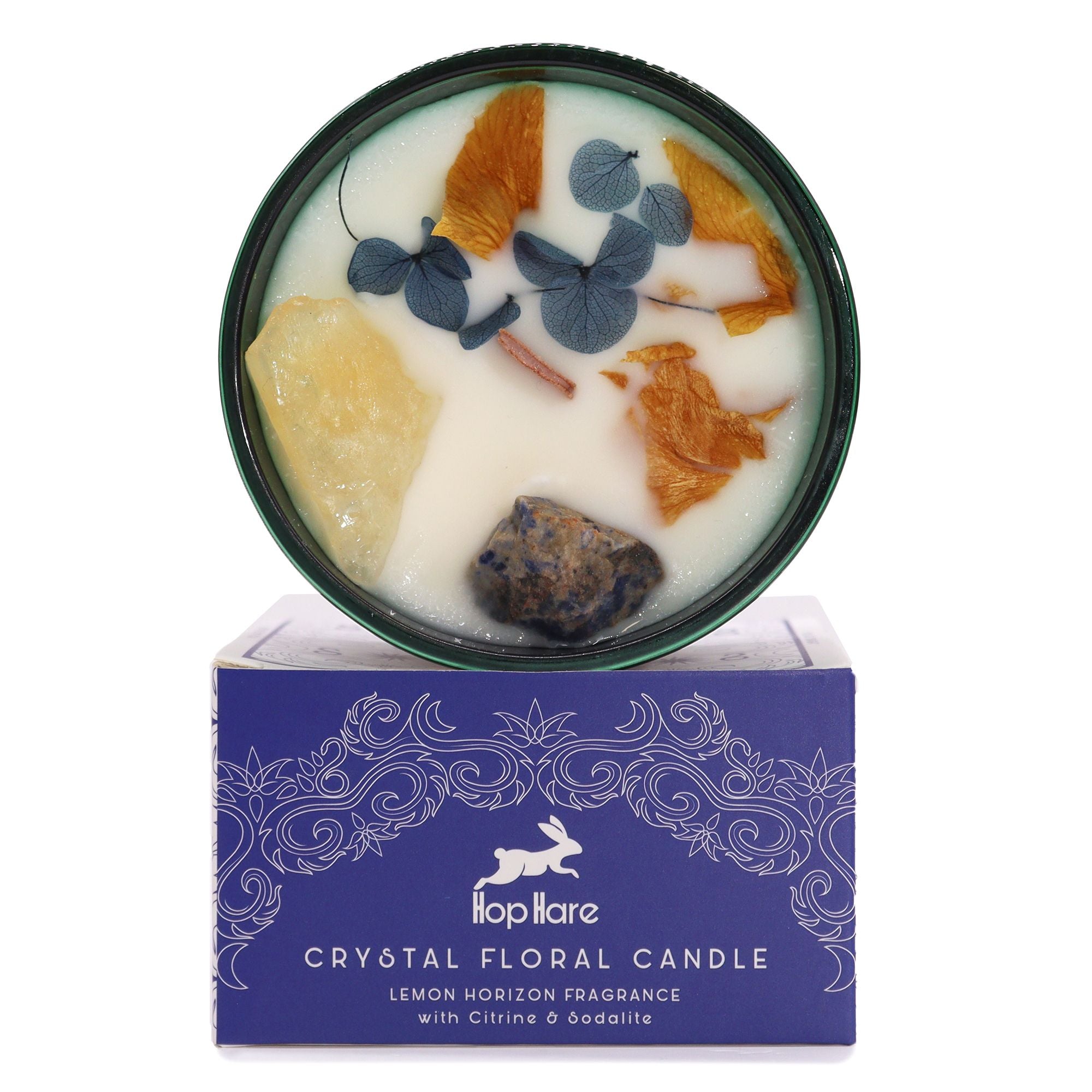 Hop Hare Crystal Magic Candle – The Sun