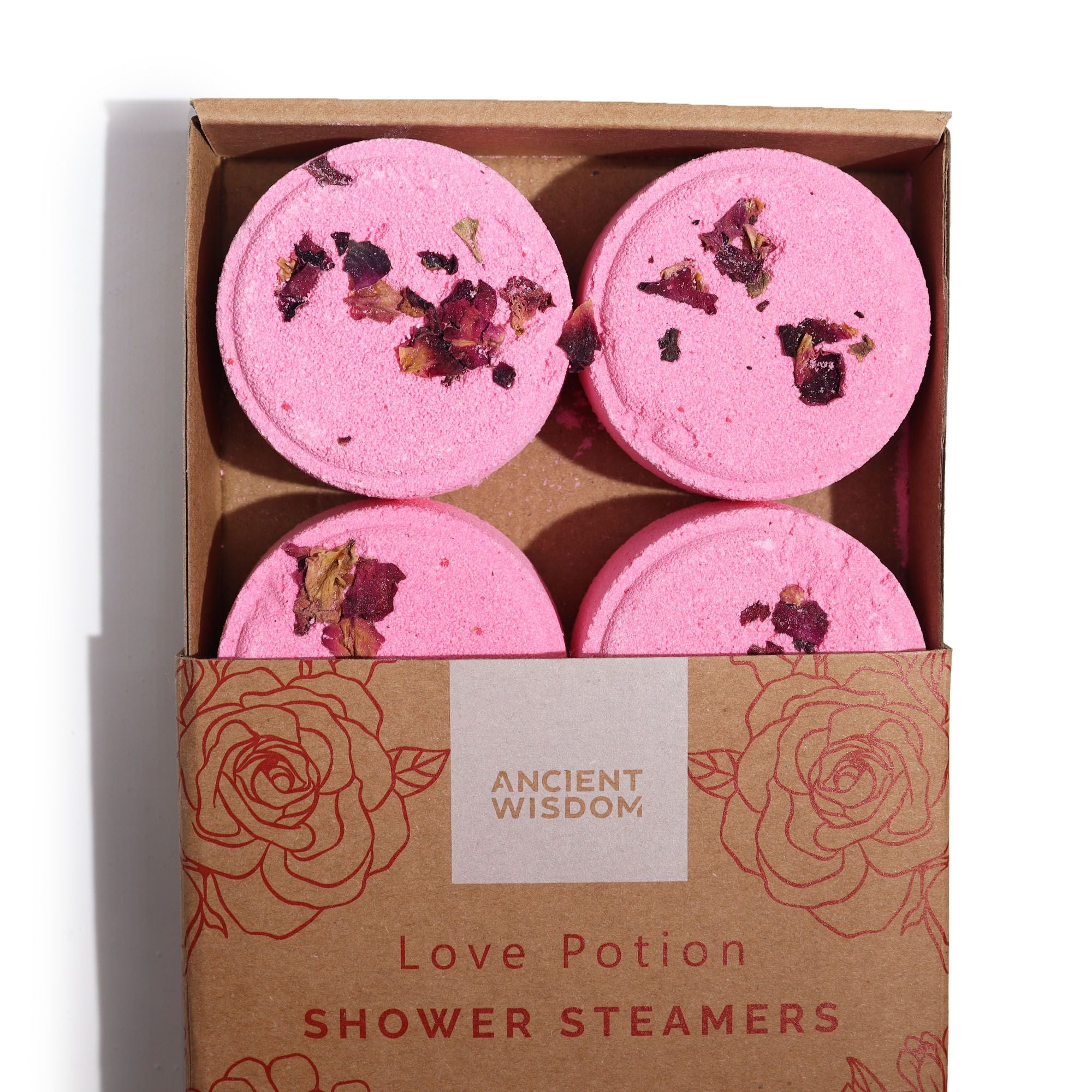 Zen Shower Steamers Set – Love Potion (Pinky Red)