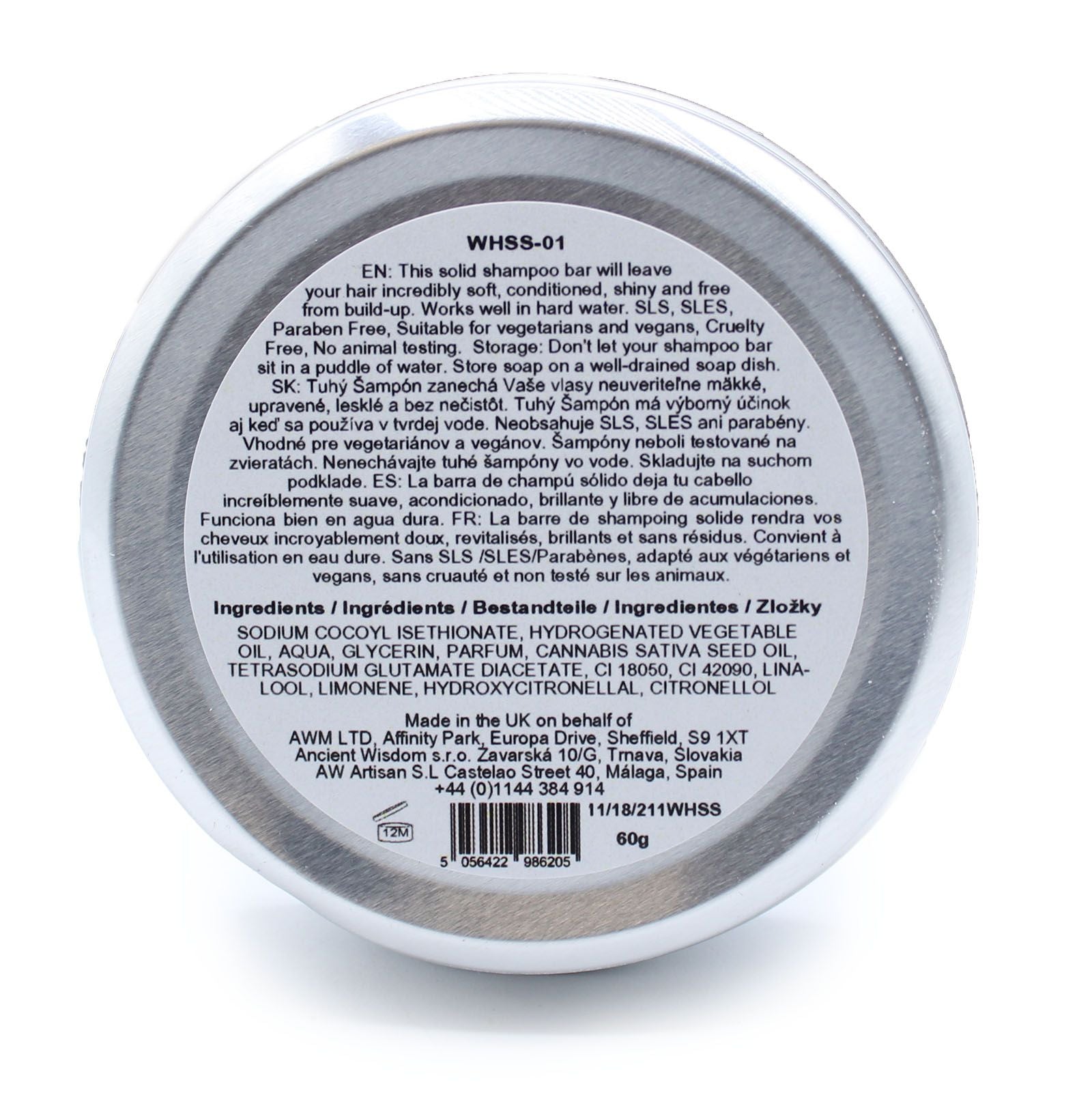 Wild Hare Solid Shampoo 60 g – Orchid