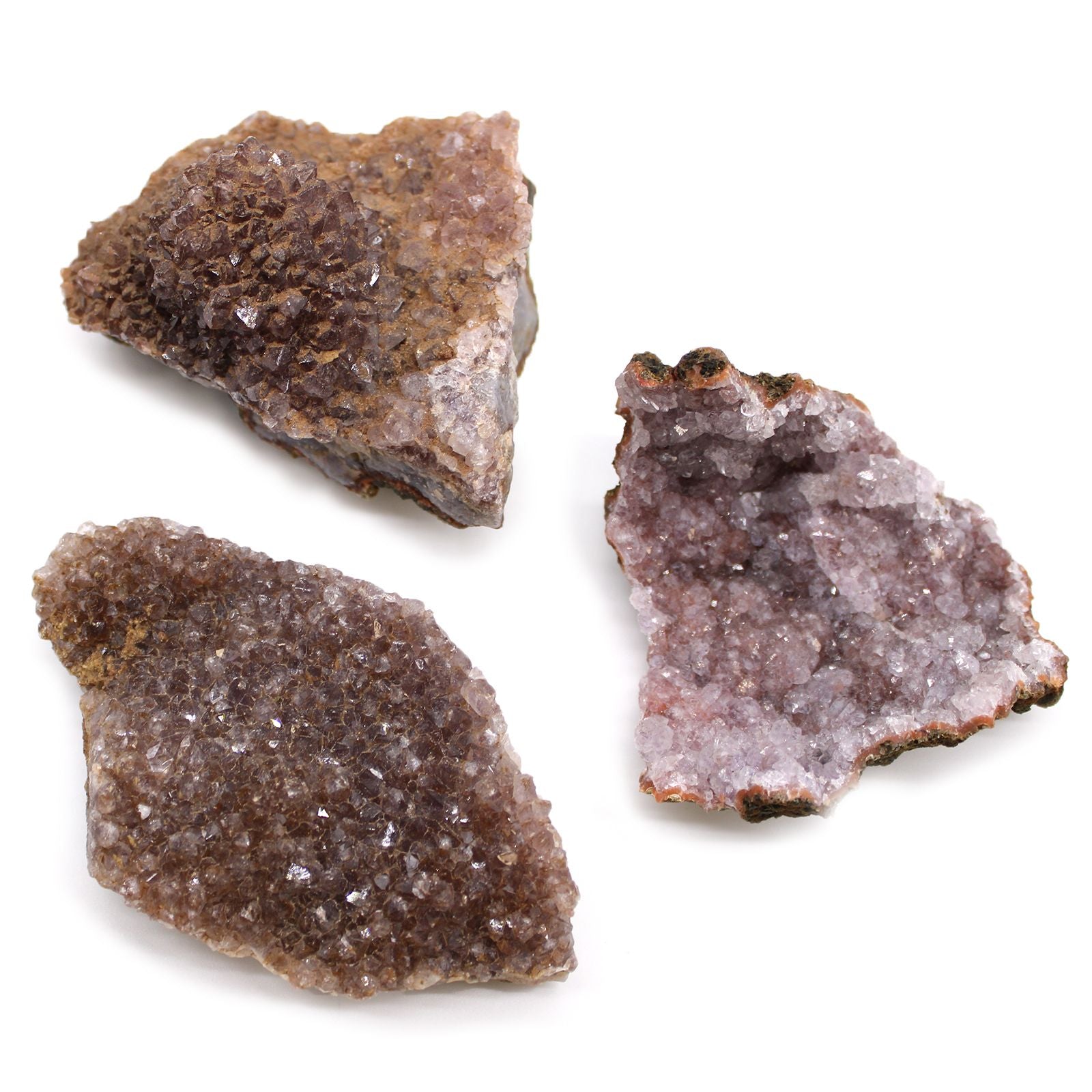 Mineral Specimens - Amethyst (Approx. 20 Pieces per Tray)