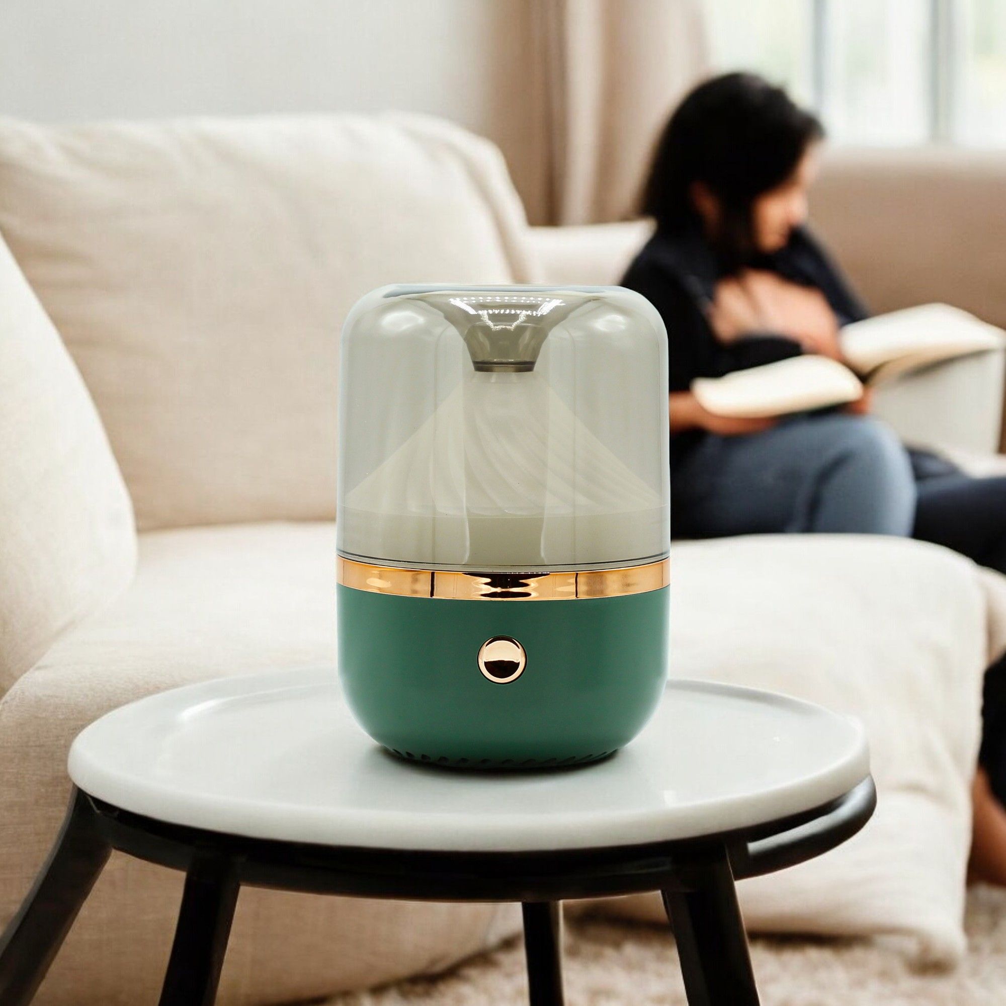 Urban Aroma Diffuser Green & Bronze - Colour Change