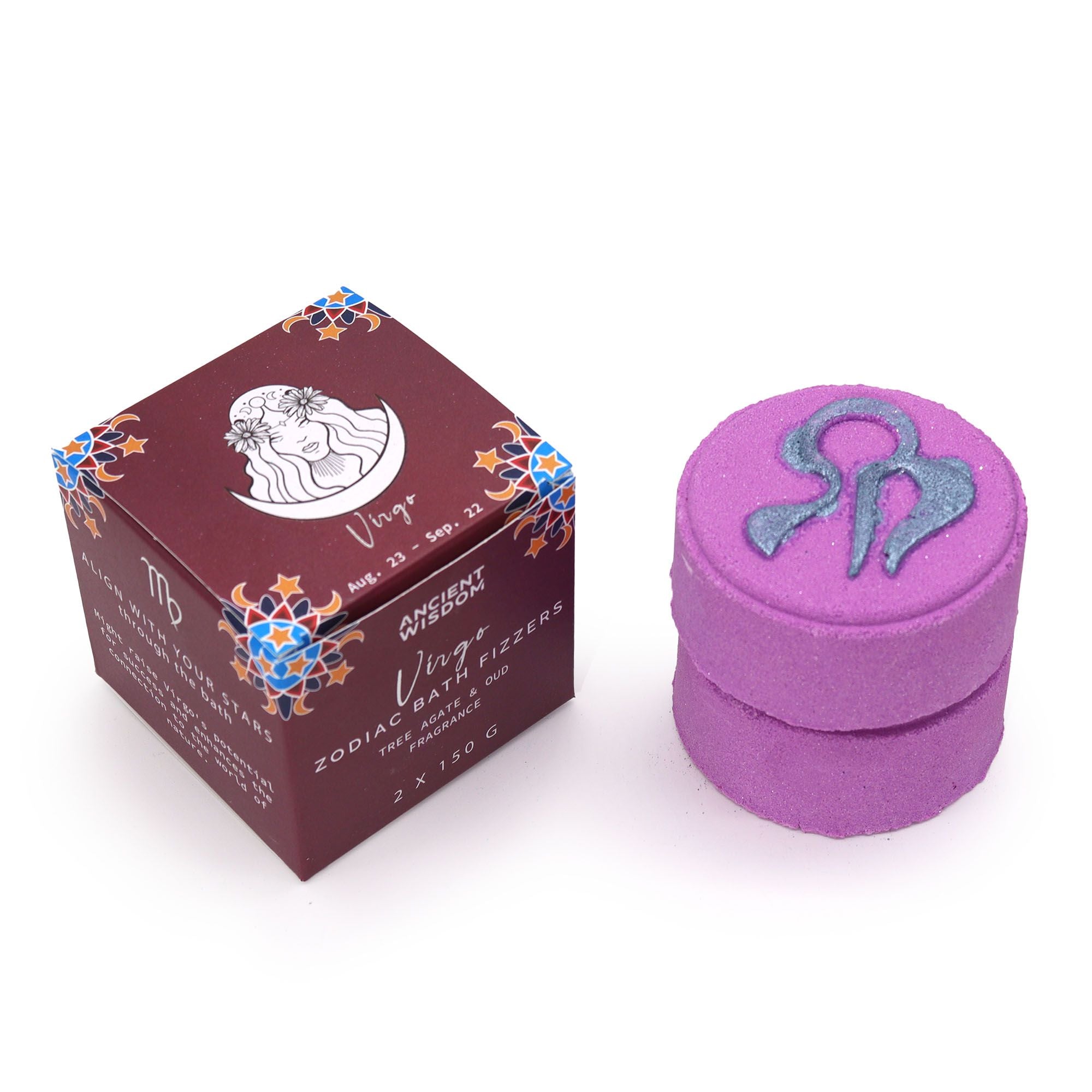 Zodiac Bath Fizzers- Virgo (2x150g)