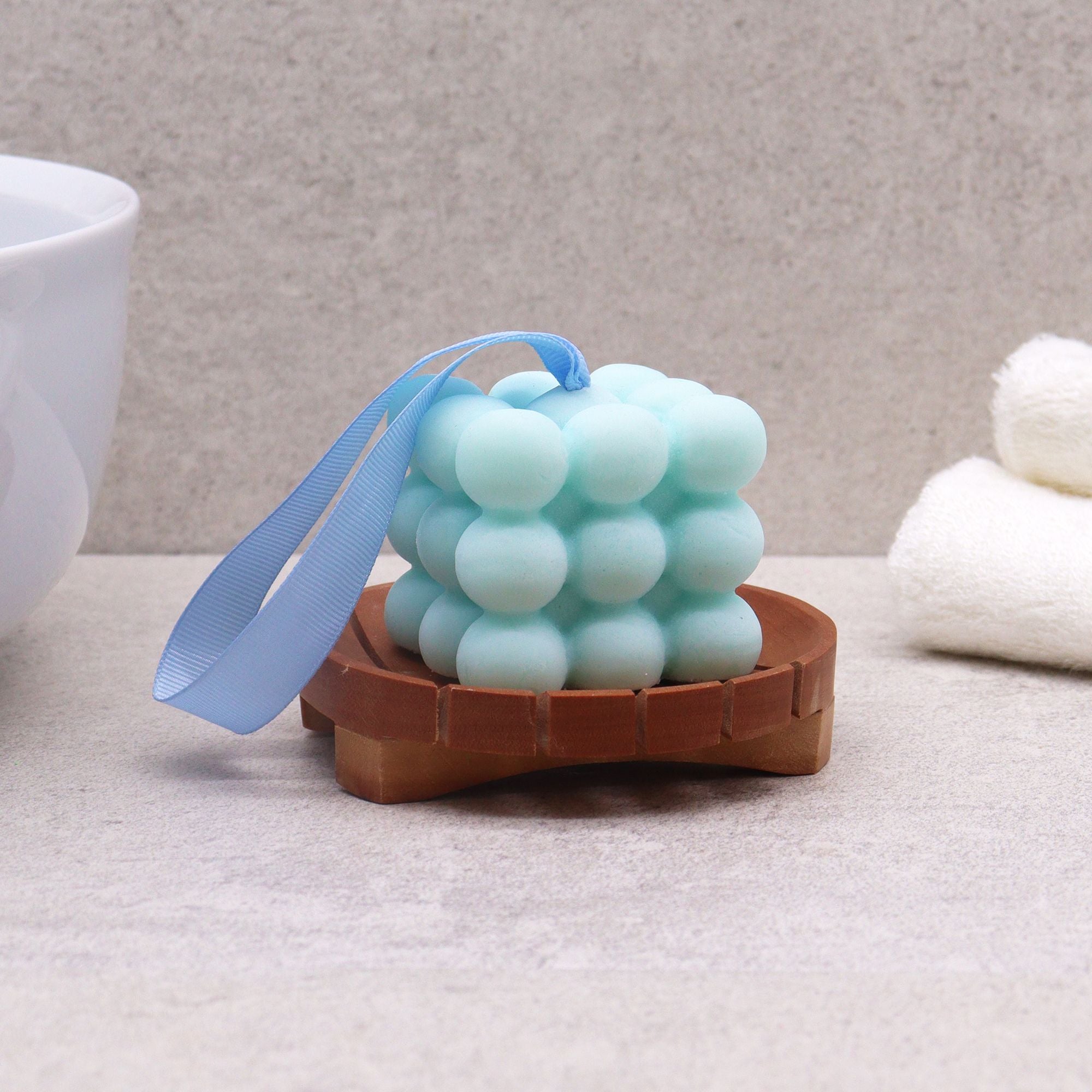 Mahogany Soap Dish - Round