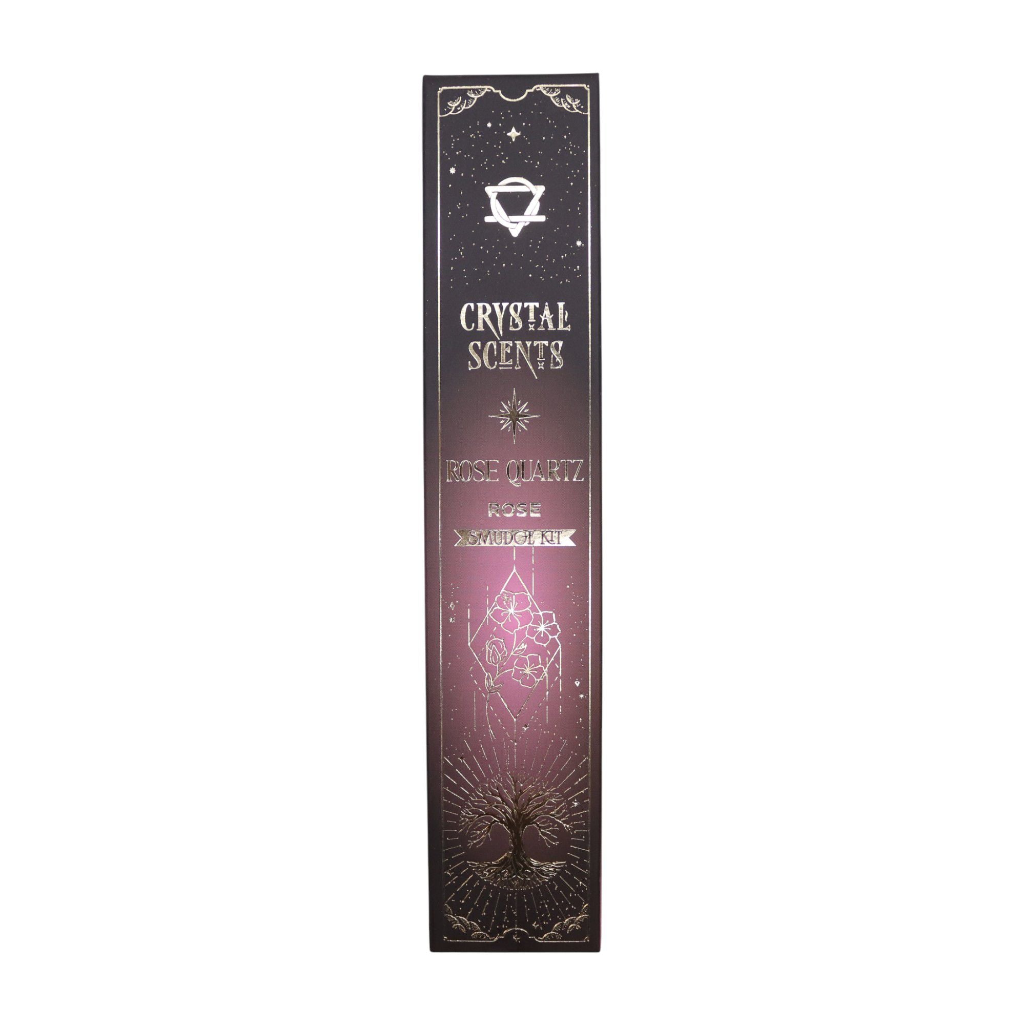 Crystal Scents Smudge Incense - Rose Quartz - Rose