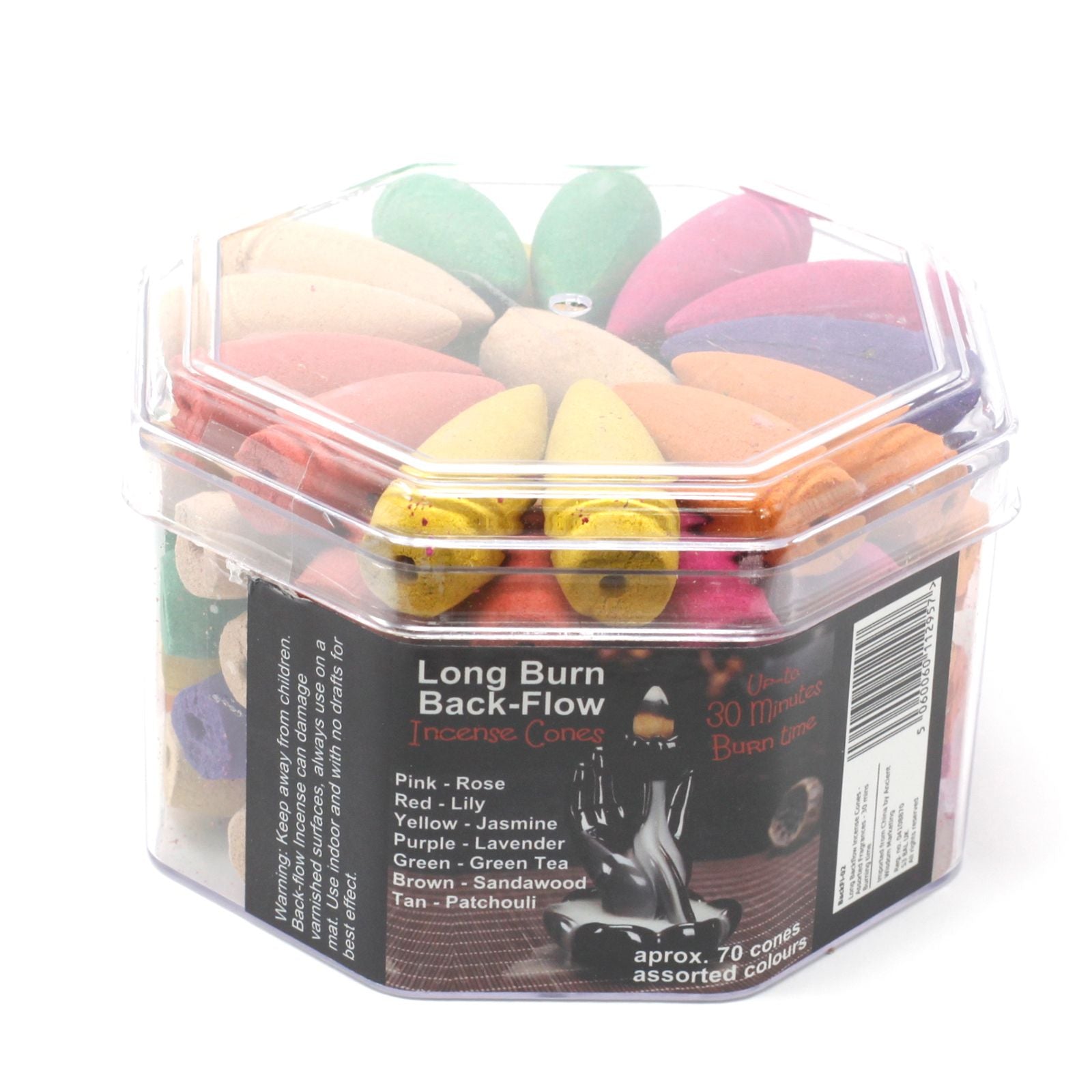 Assorted Fragrances - Long Backflow Incense Cones