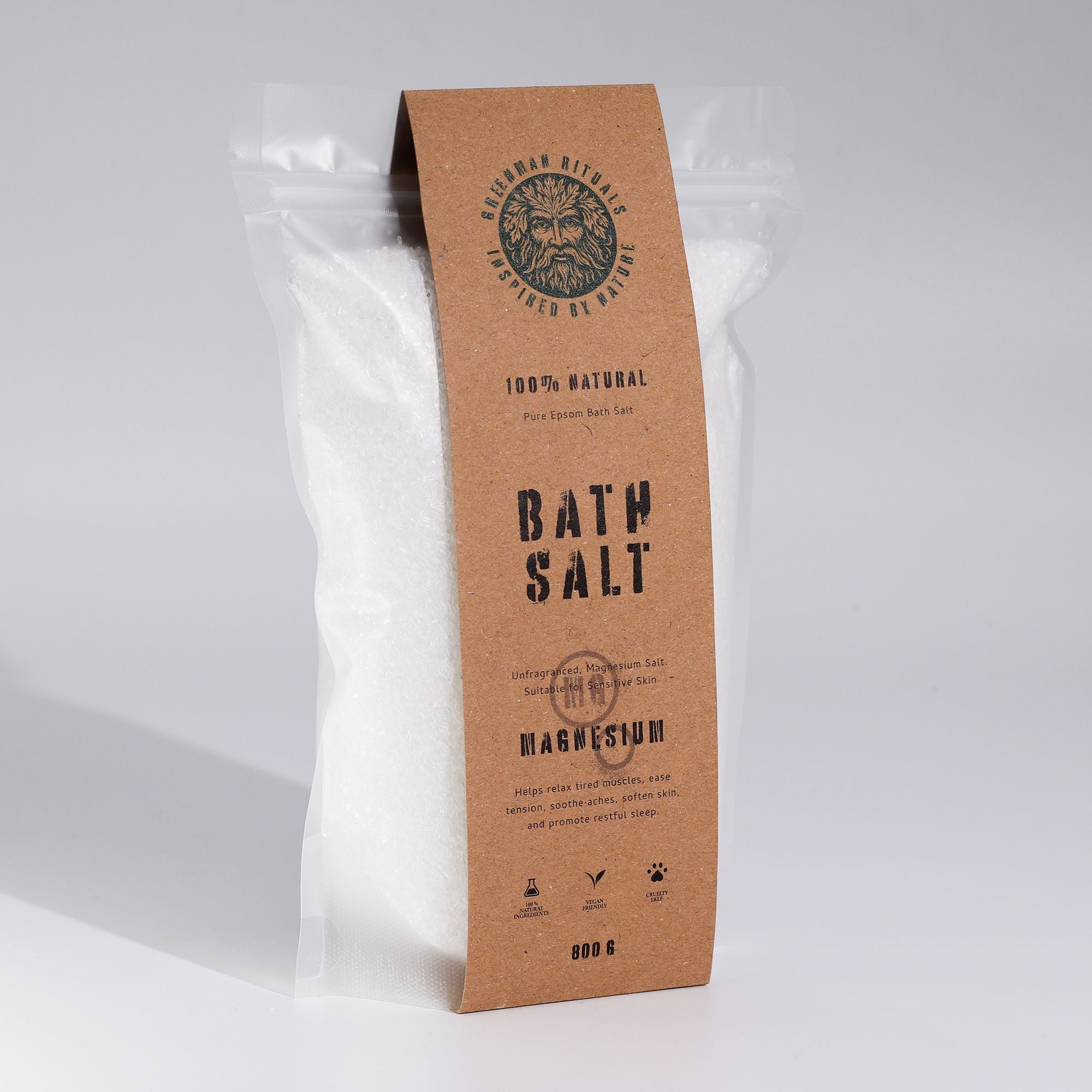 Greenman Rituals Epsom Bath Salt Magnesium – Pure Formula