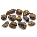 African Tumble Stone x12 - Medium - Tigers Eye (Varigated)