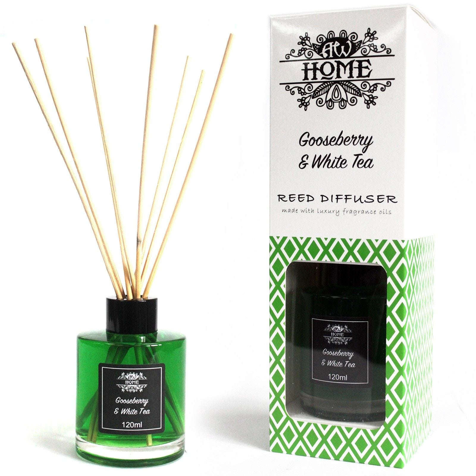 Reed Diffuser 120 ml – Gooseberry & White Tea