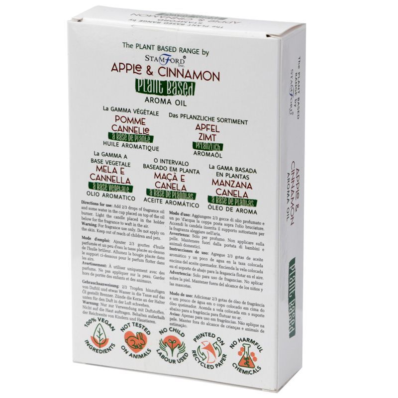 Plant Based Aroma Oil 10ml - Apple Cinnamon