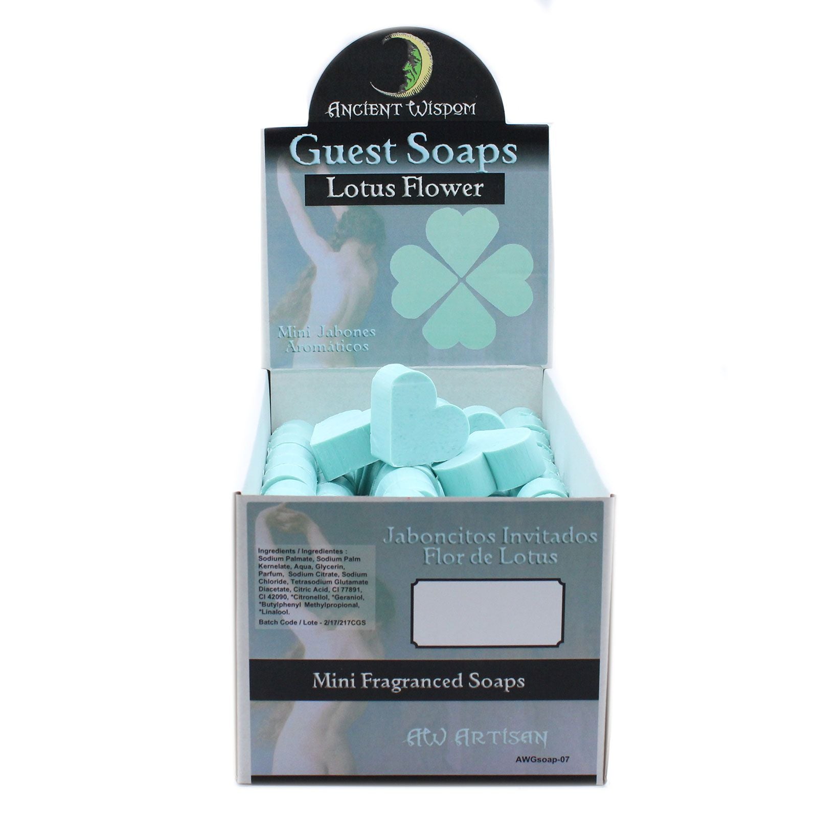 Heart Guest Soaps 10x - Lotus Flower