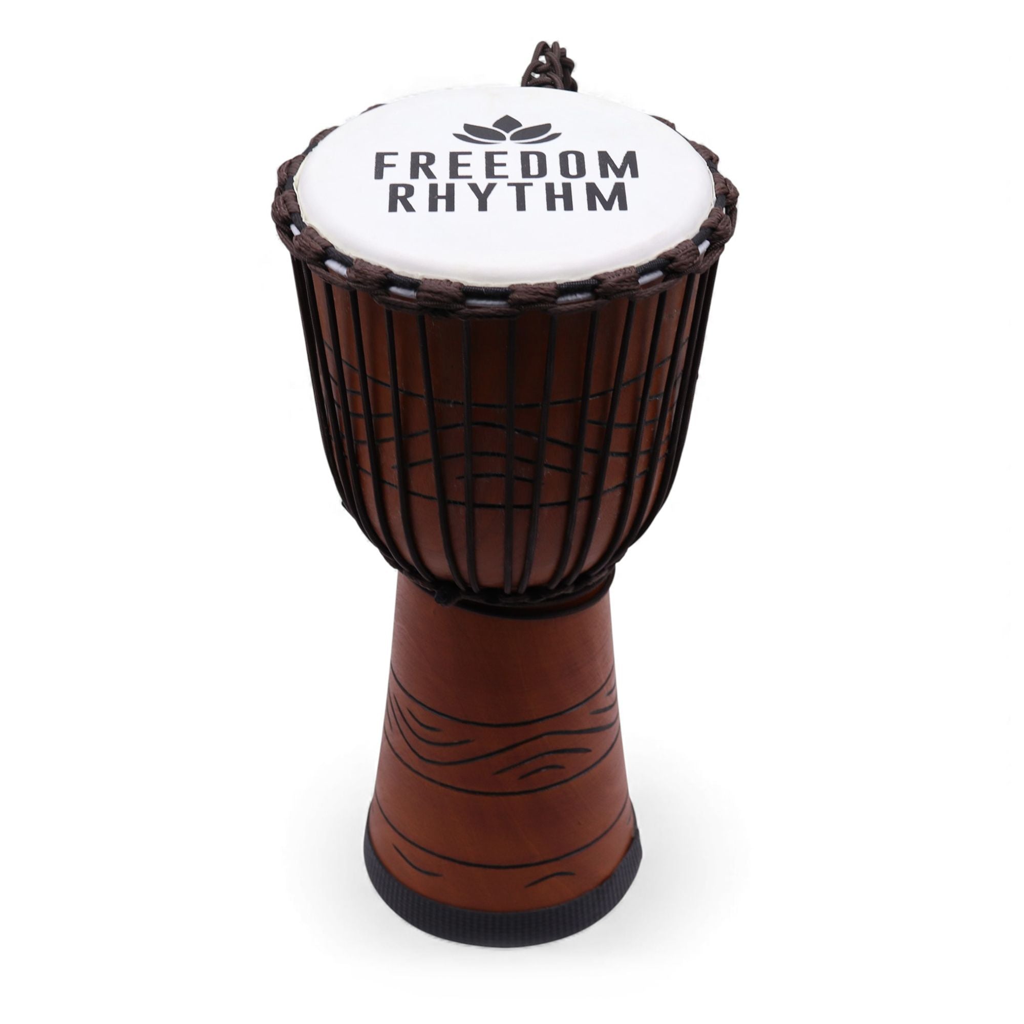 Pro Djembe Drum Large - Freedom Rhythm (high) - 50cm (22cm Diia)