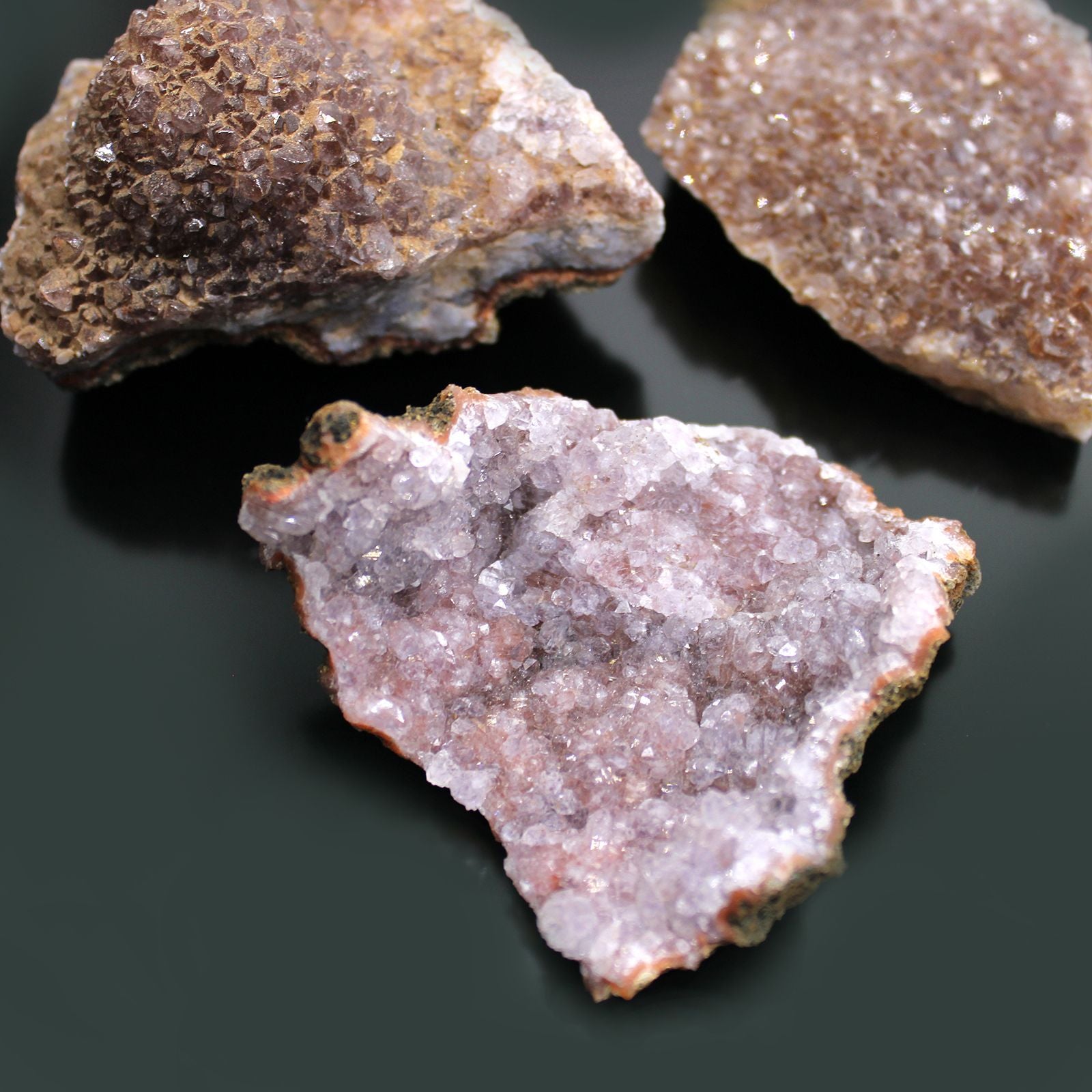 Mineral Specimens - Amethyst (Approx. 20 Pieces per Tray)