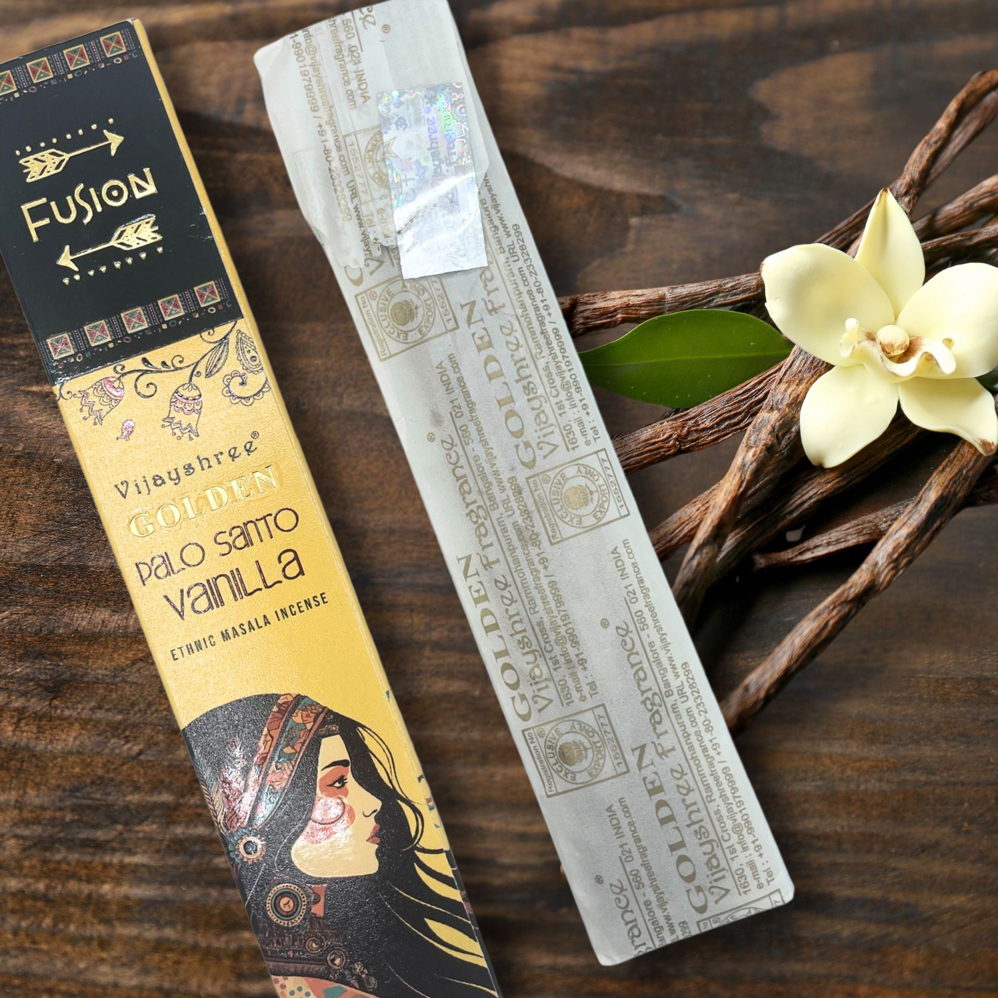 Golden Palo Santo and Vanilla 15g
