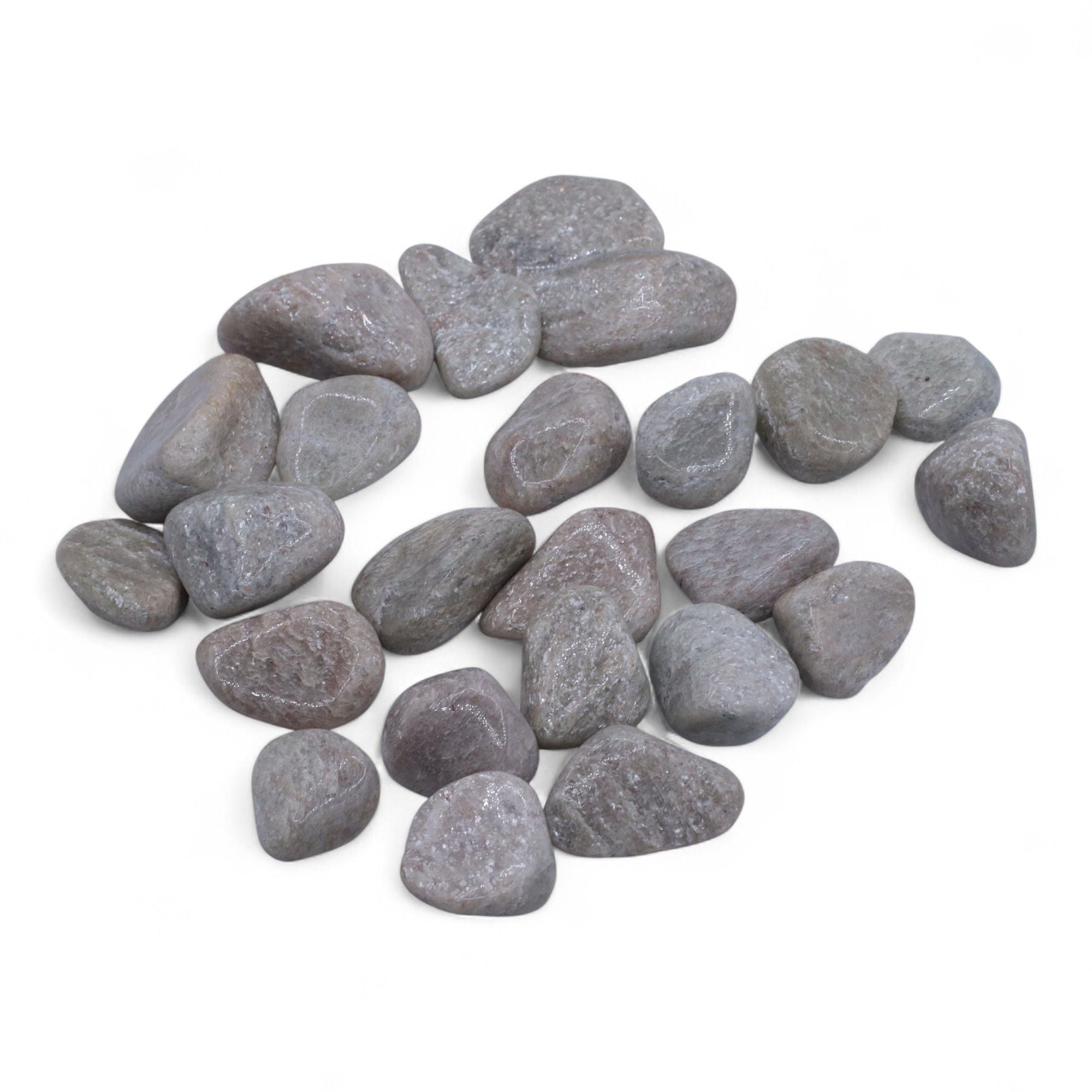 Tumble Stone x24 - L - White Aventurine