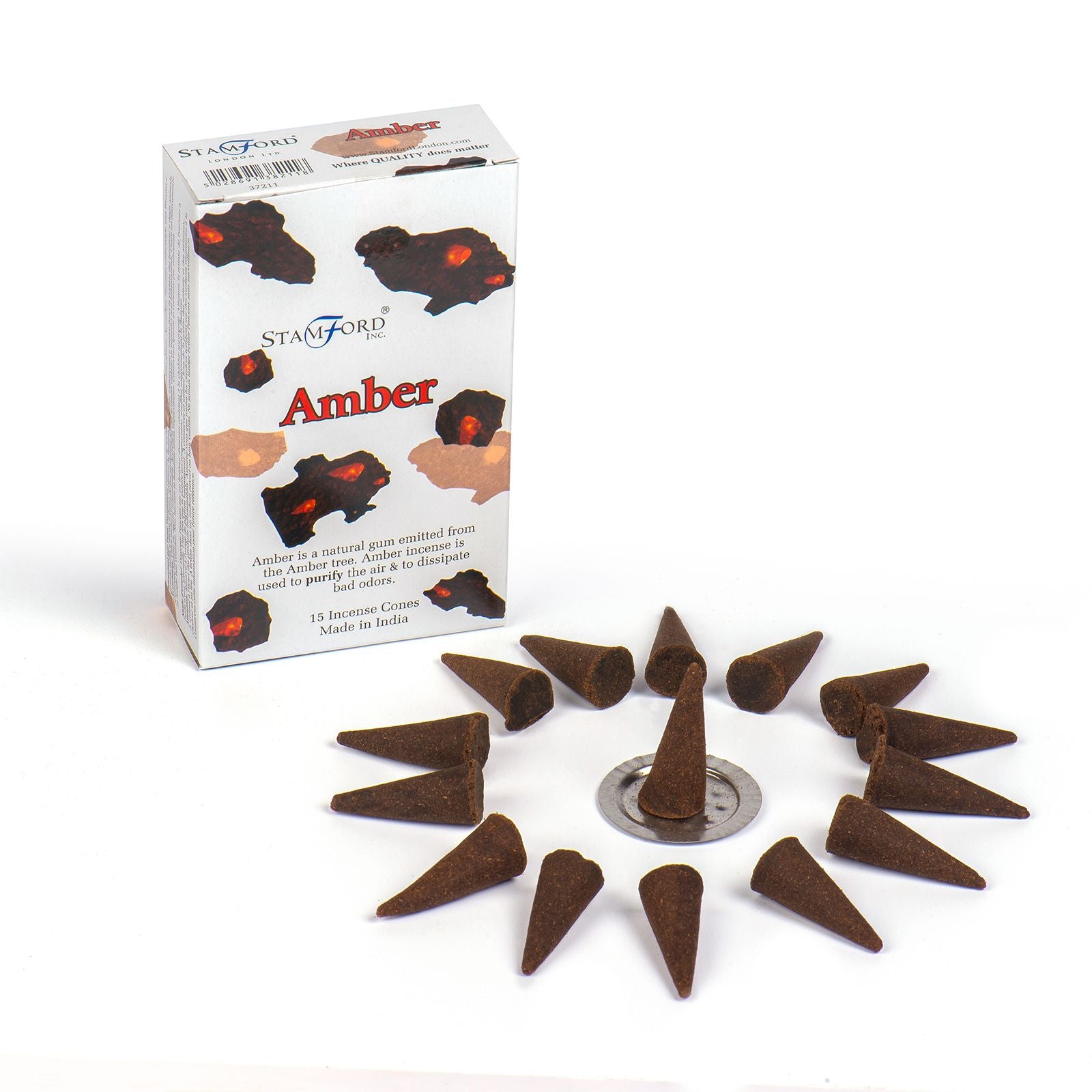 Stamford Incense Cones - Amber