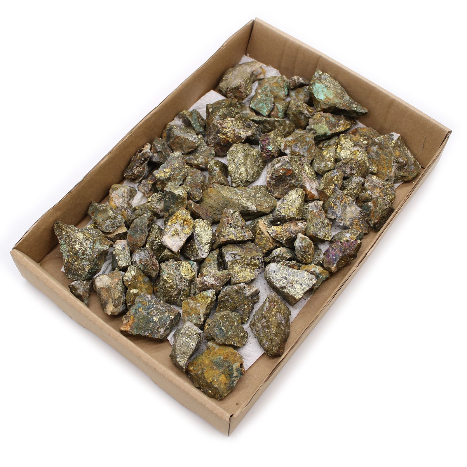 Mineralproben - Chalkopyrit (ca. 80 Stück pro Schale)