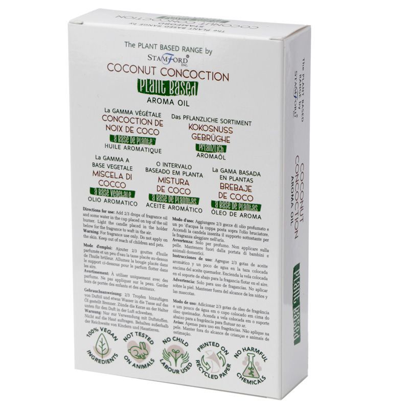 Plant Based Aroma Oil 10ml - Coconut Concoction