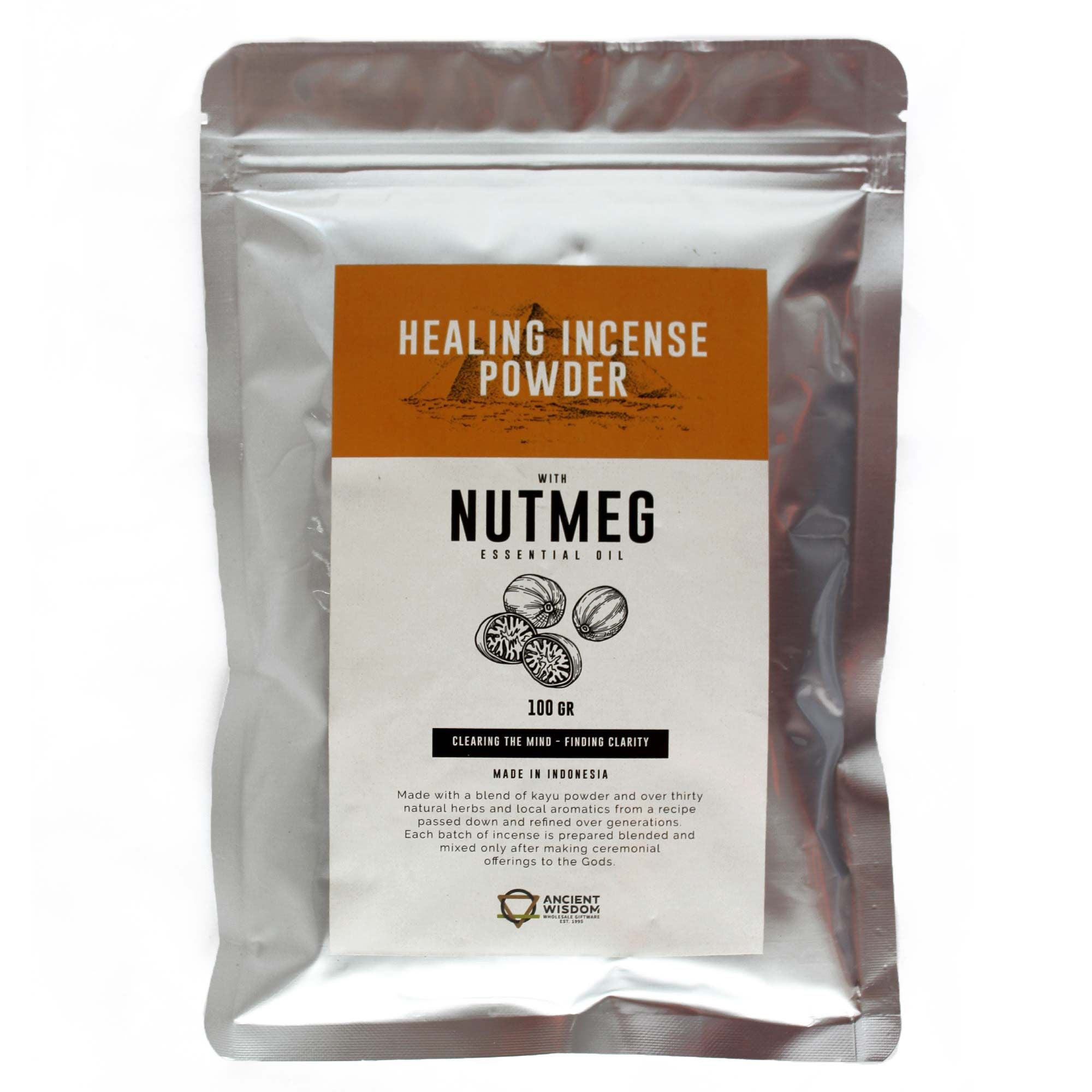 Healing Incense Powder - Nutmeg 100g