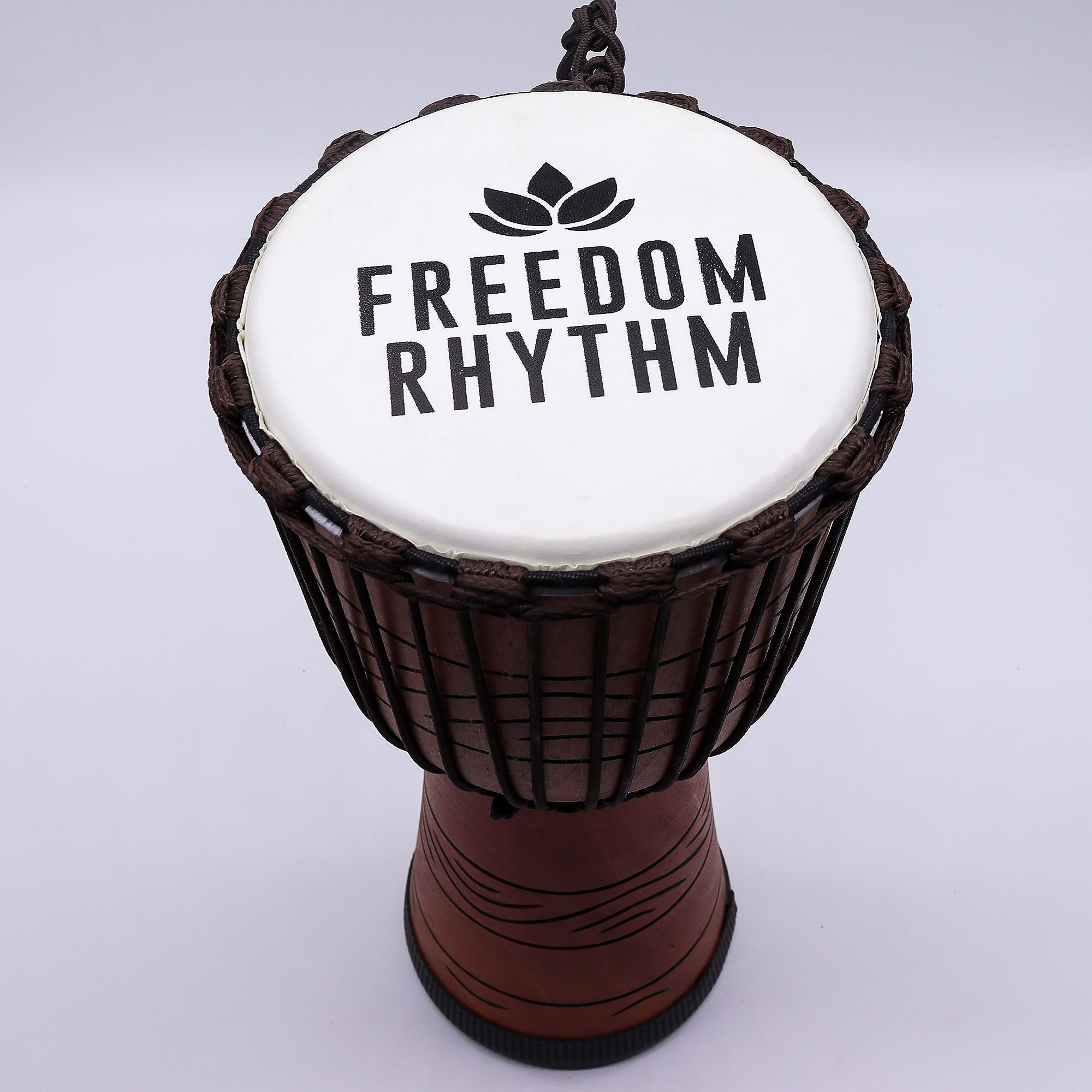 Pro Djembe Drum Large - Freedom Rhythm (high) - 50cm (22cm Diia)
