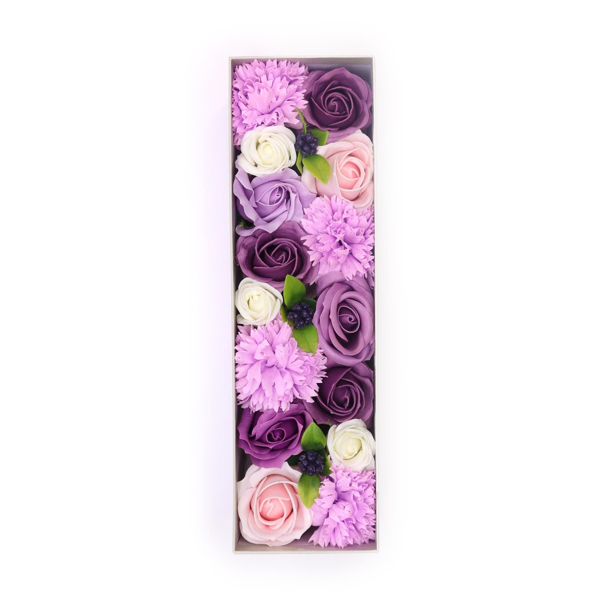 Merci Long Gift Box – Lavender Rose & Carnation