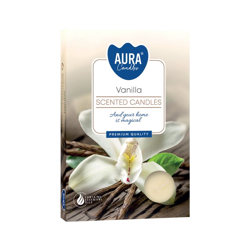 Scented Tealight Candle – Vanilla (Pack of 6)