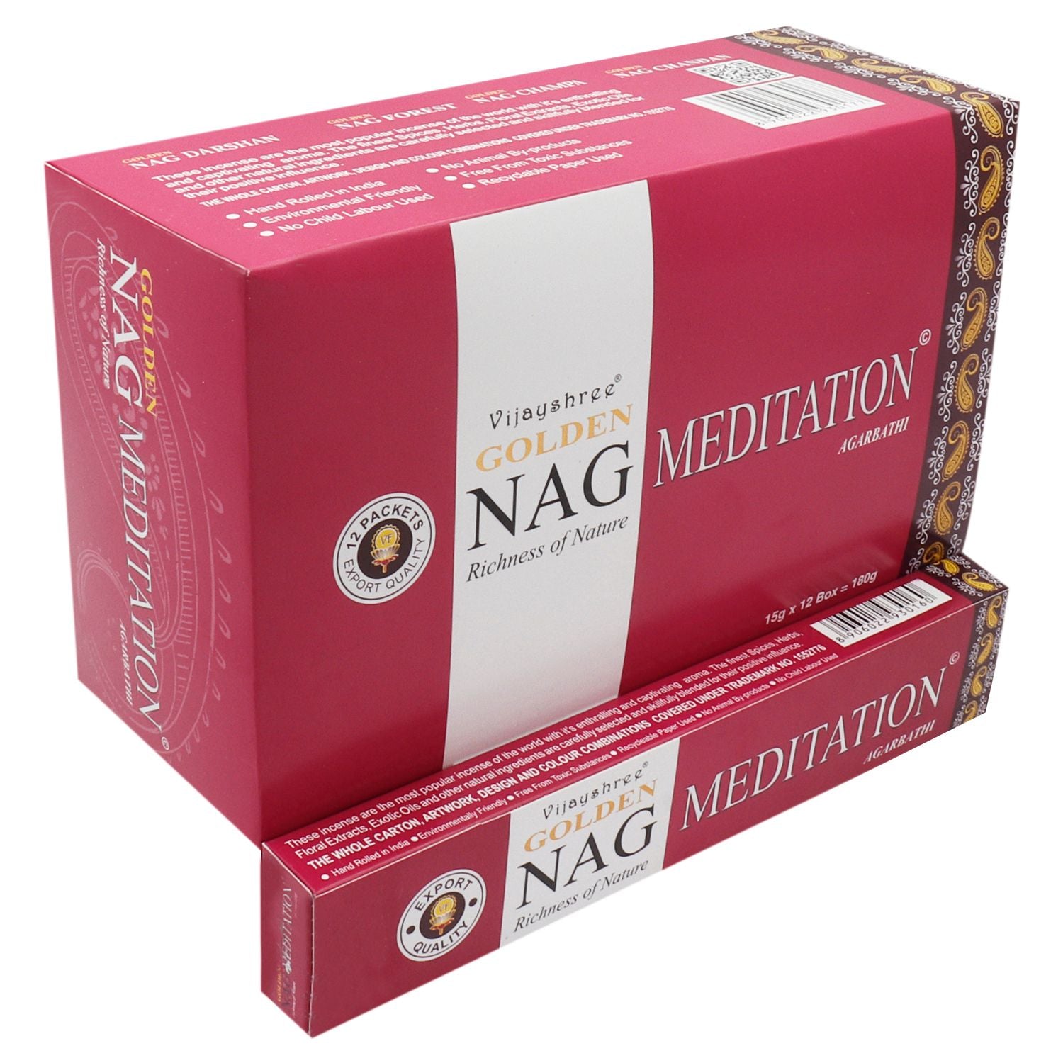 Golden Nag 15g - Meditationsrökelse