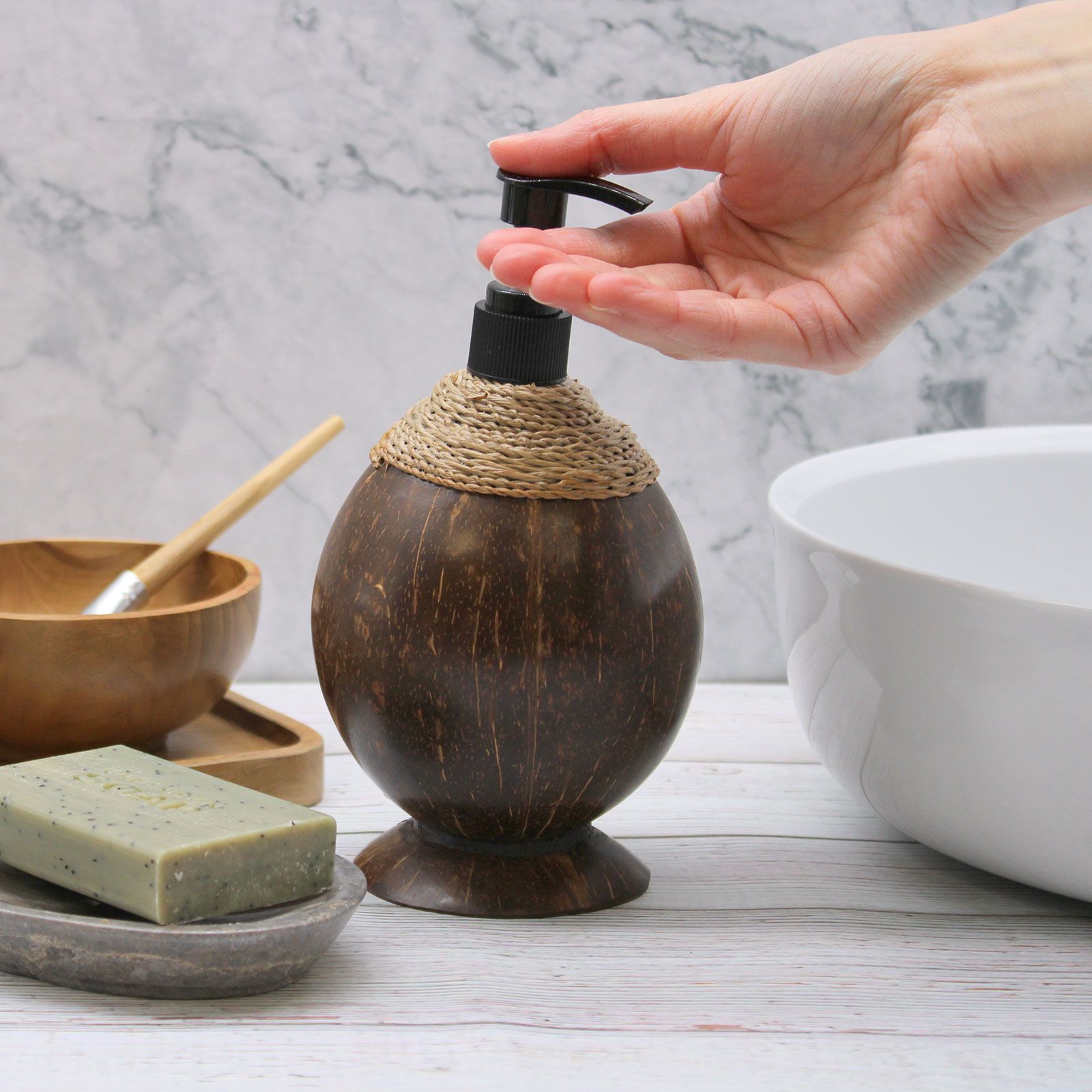 Coconut Wood – Soap Dispenser 150ml