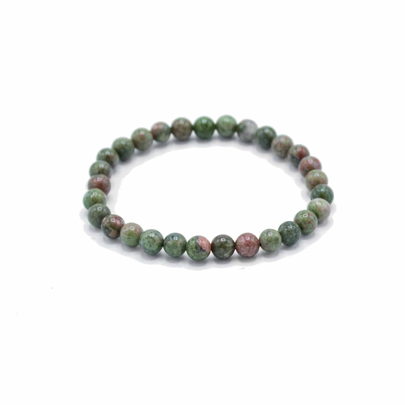 Gemstone Manifestation Bracelet - Green Jasper (Growth)