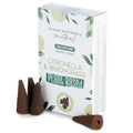 Pflanzliche Räucherkegel mit Rückfluss – Citronella & Lemongrass