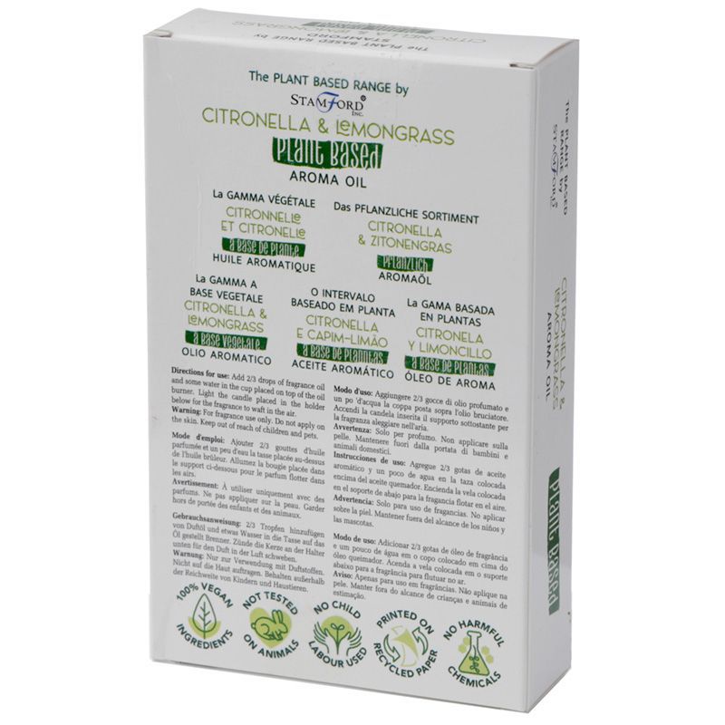 Pflanzliches Aromaöl 10ml - Citronella Zitronengras