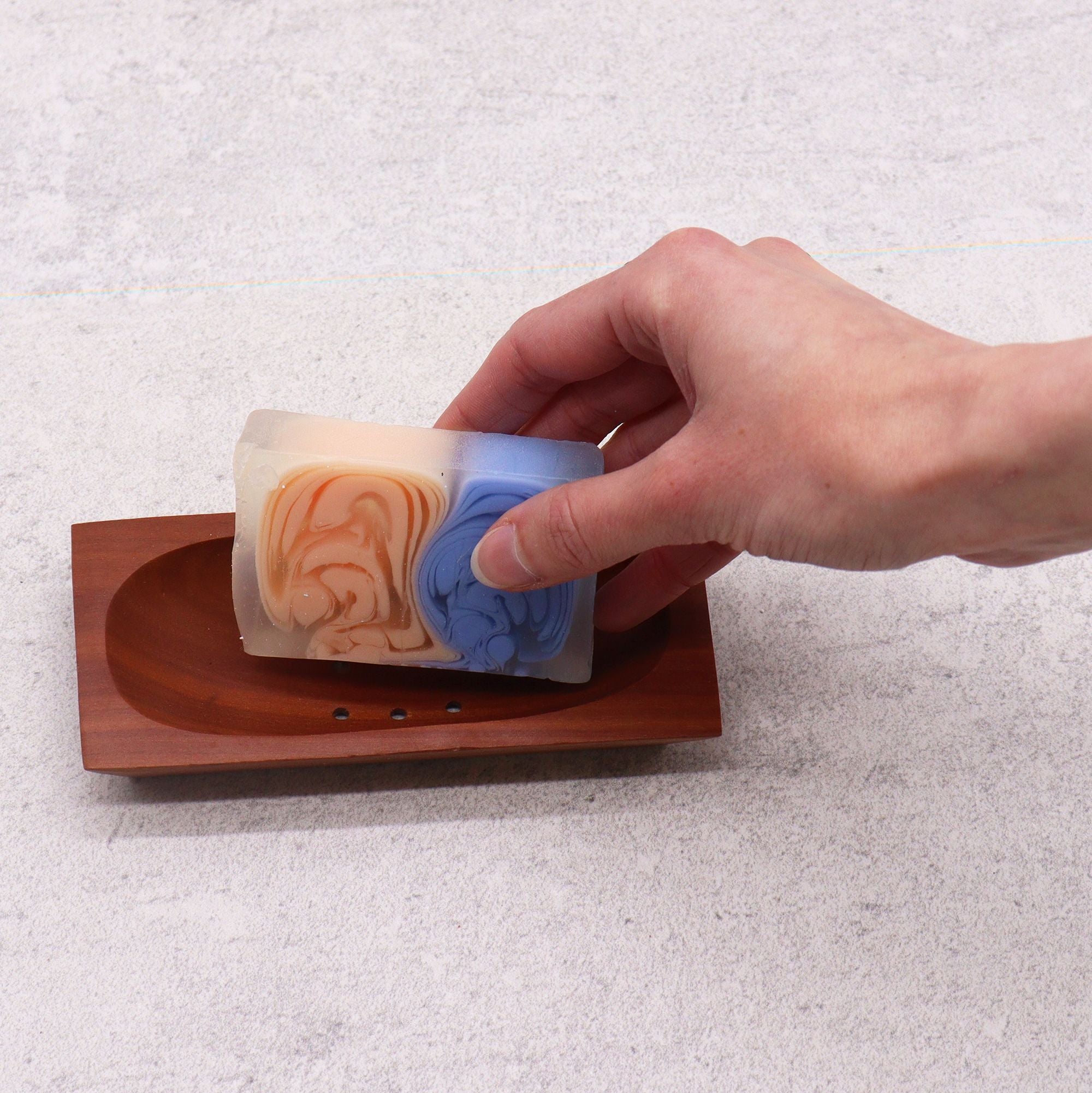 Mahogany Soap Dish - Rectangle