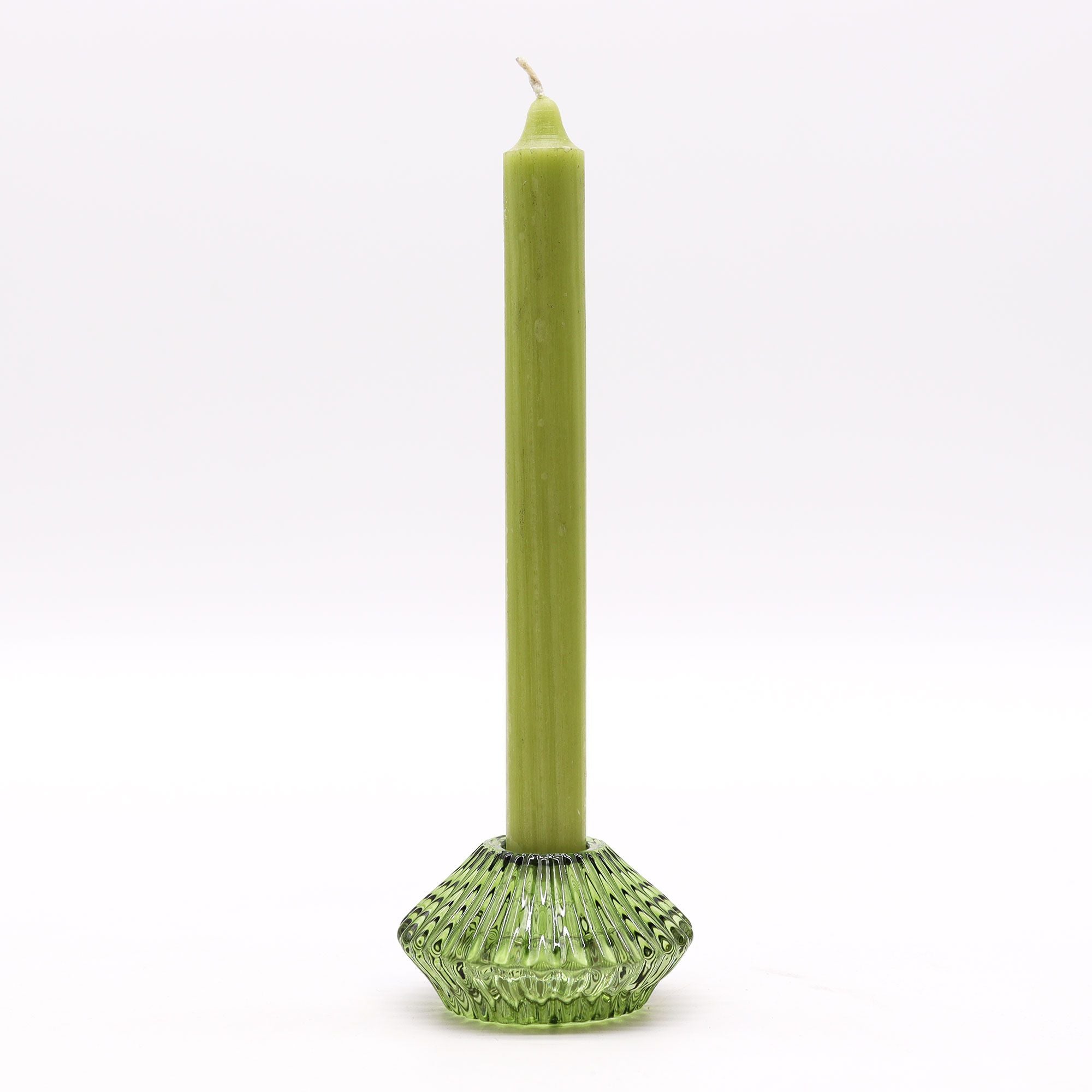 Flower Flip Dinner Candle Tealight Holder Set of 2 – Garden Jade