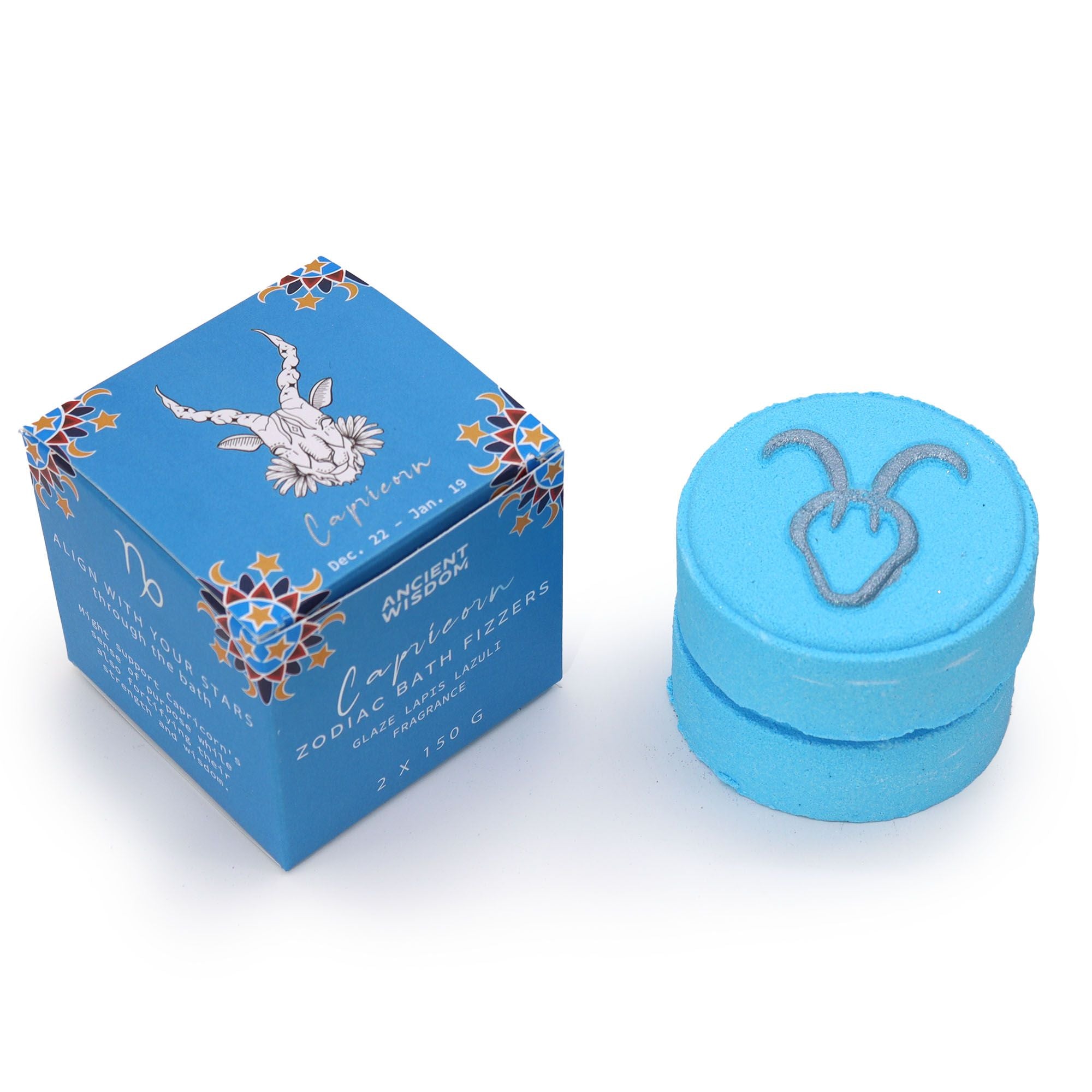 Zodiac Bath Fizzers- Capricorn (2x150g)