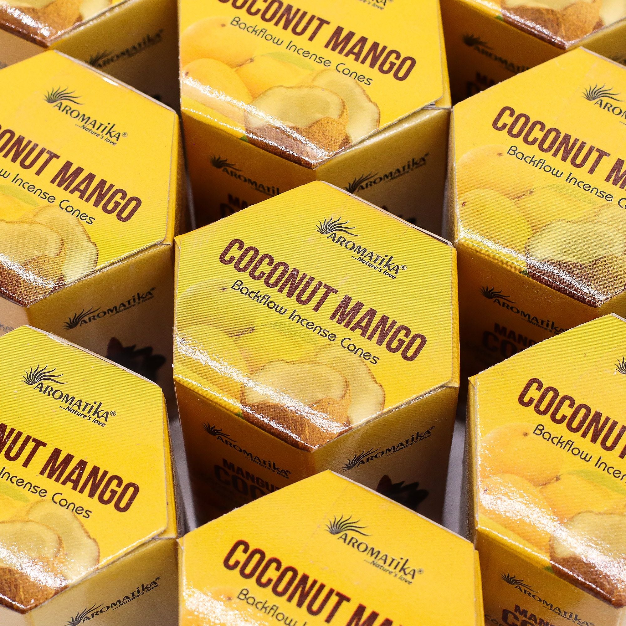 Masala Backflow Incense Cones - Coconut & Mango