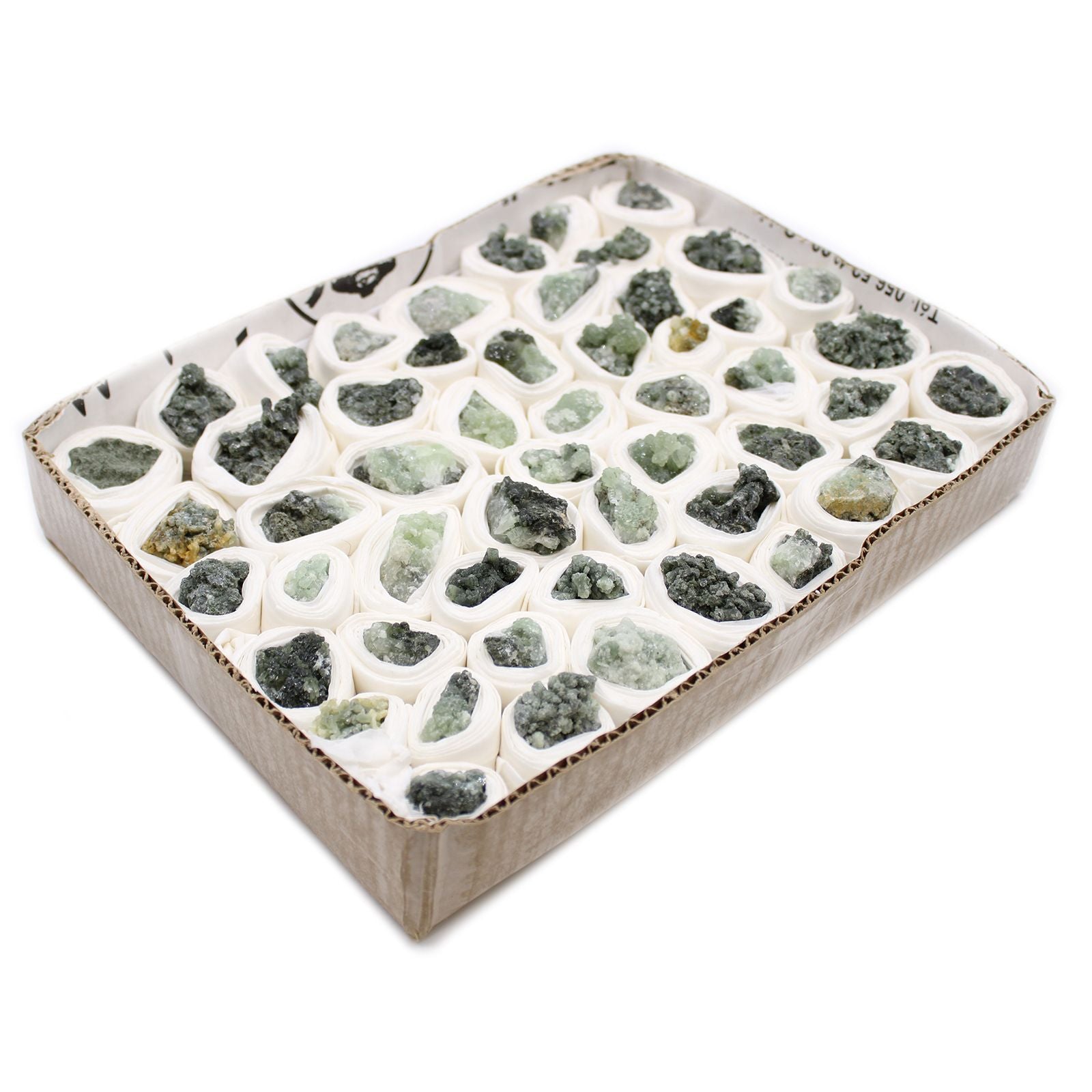 Mineral Specimens - Small Prehnite (Approx. 100 Pieces per Tray)