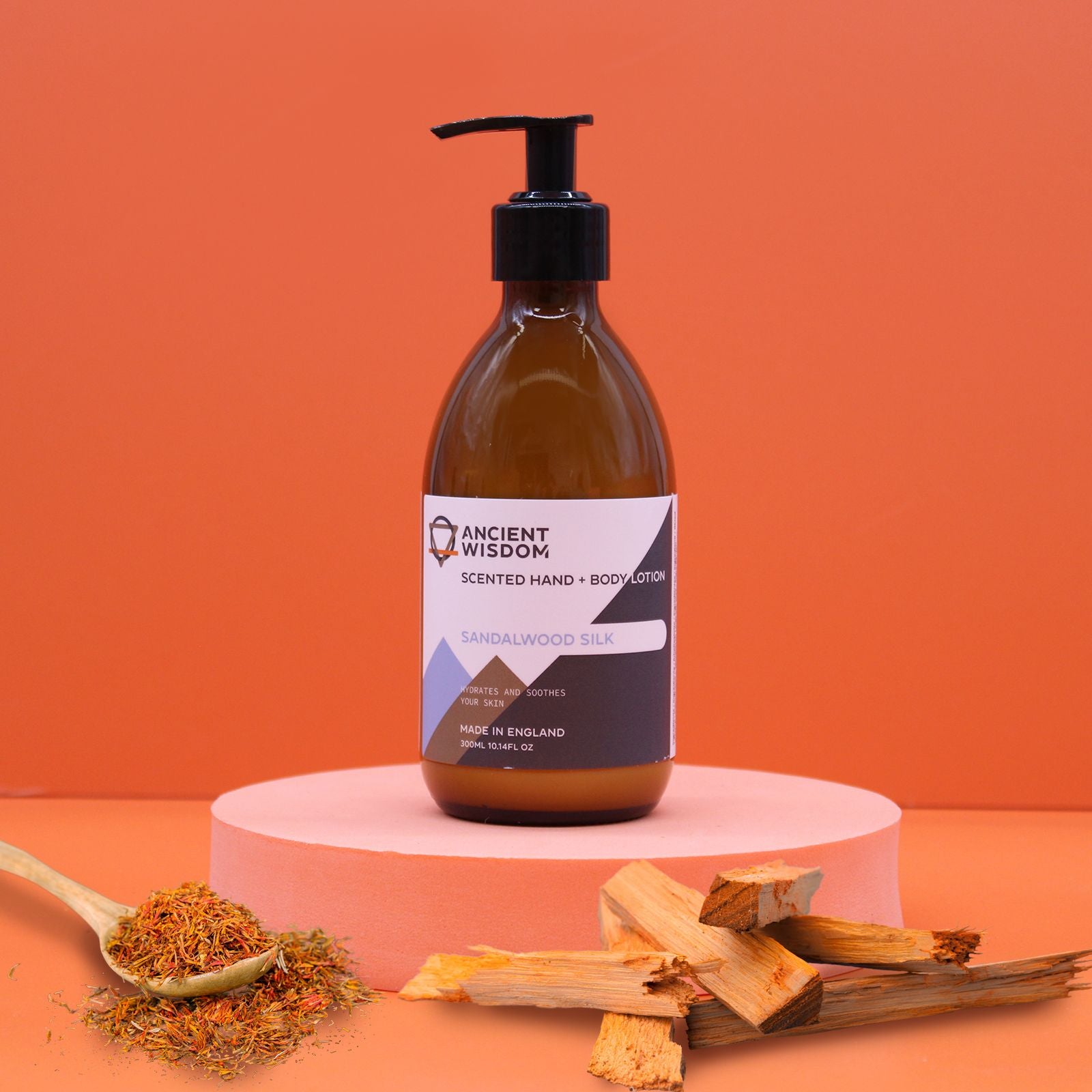 Fragranced Hand & Body Lotion 300ml - Sandalwood Silk