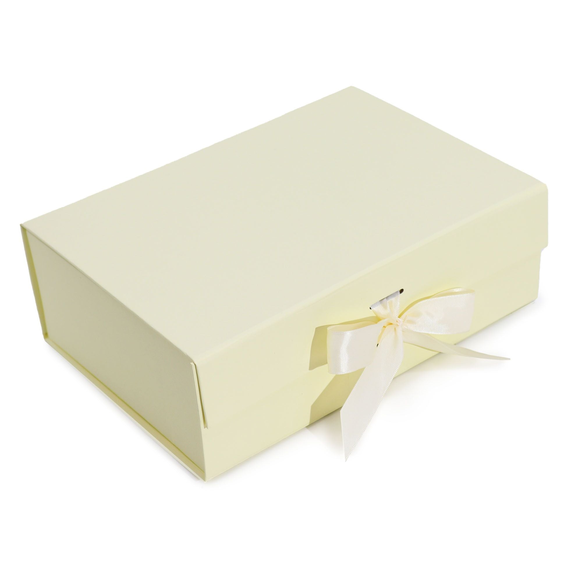 Flat Pack Gift Box - Large - Ivory