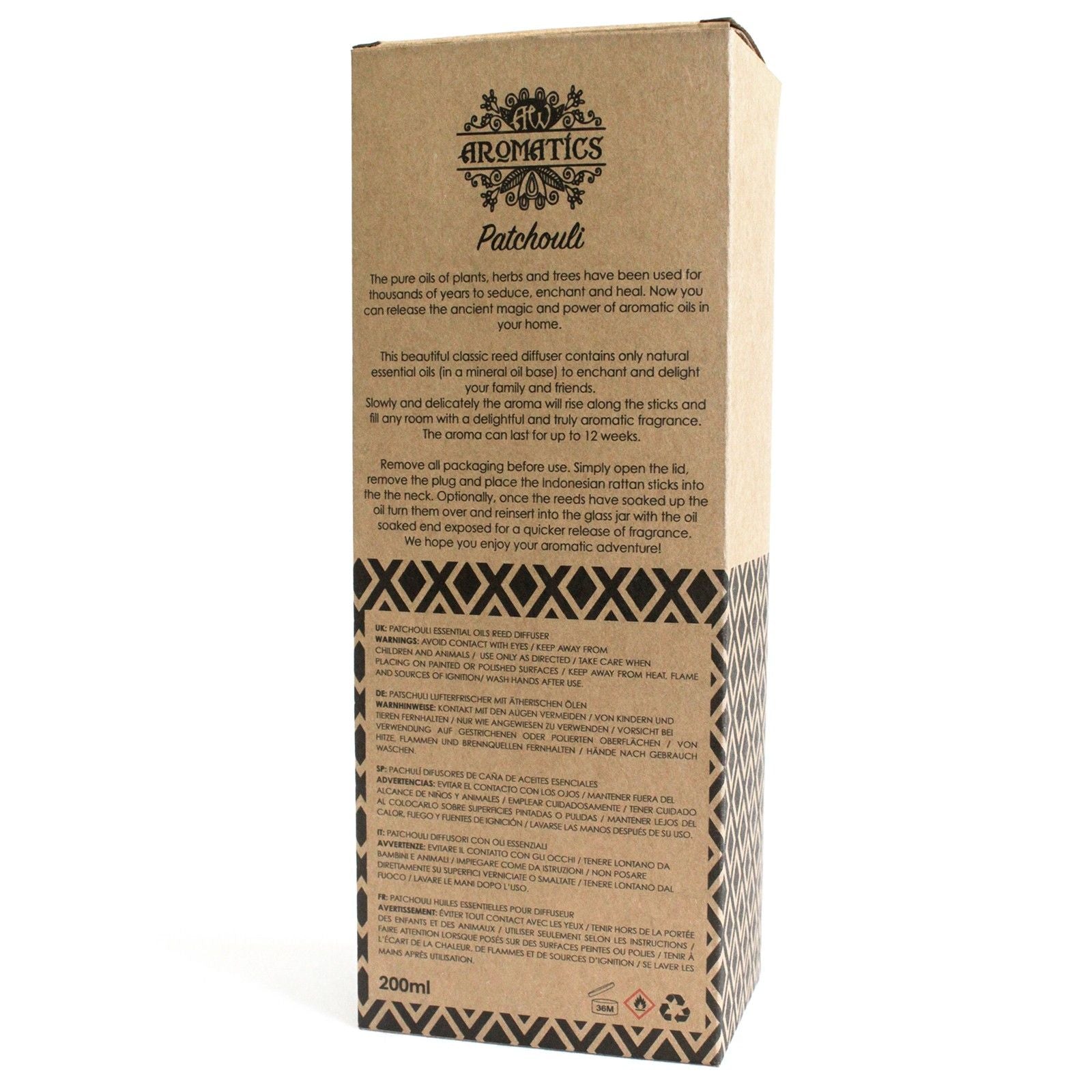 Reed Diffuser 200 ml – Patchouli