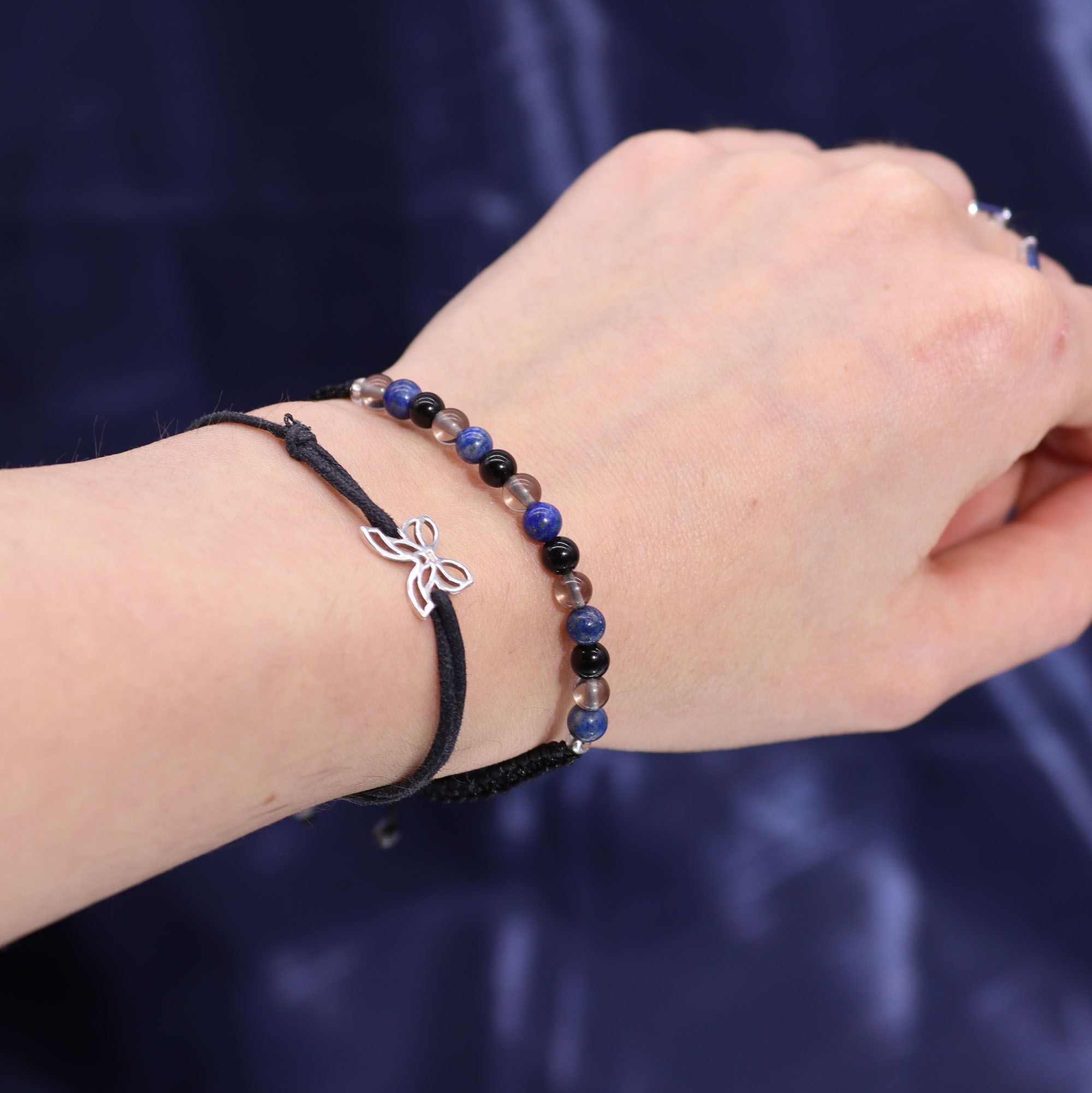 Zodiac Crystal Candle + Gemstone Bracelet - Scorpio