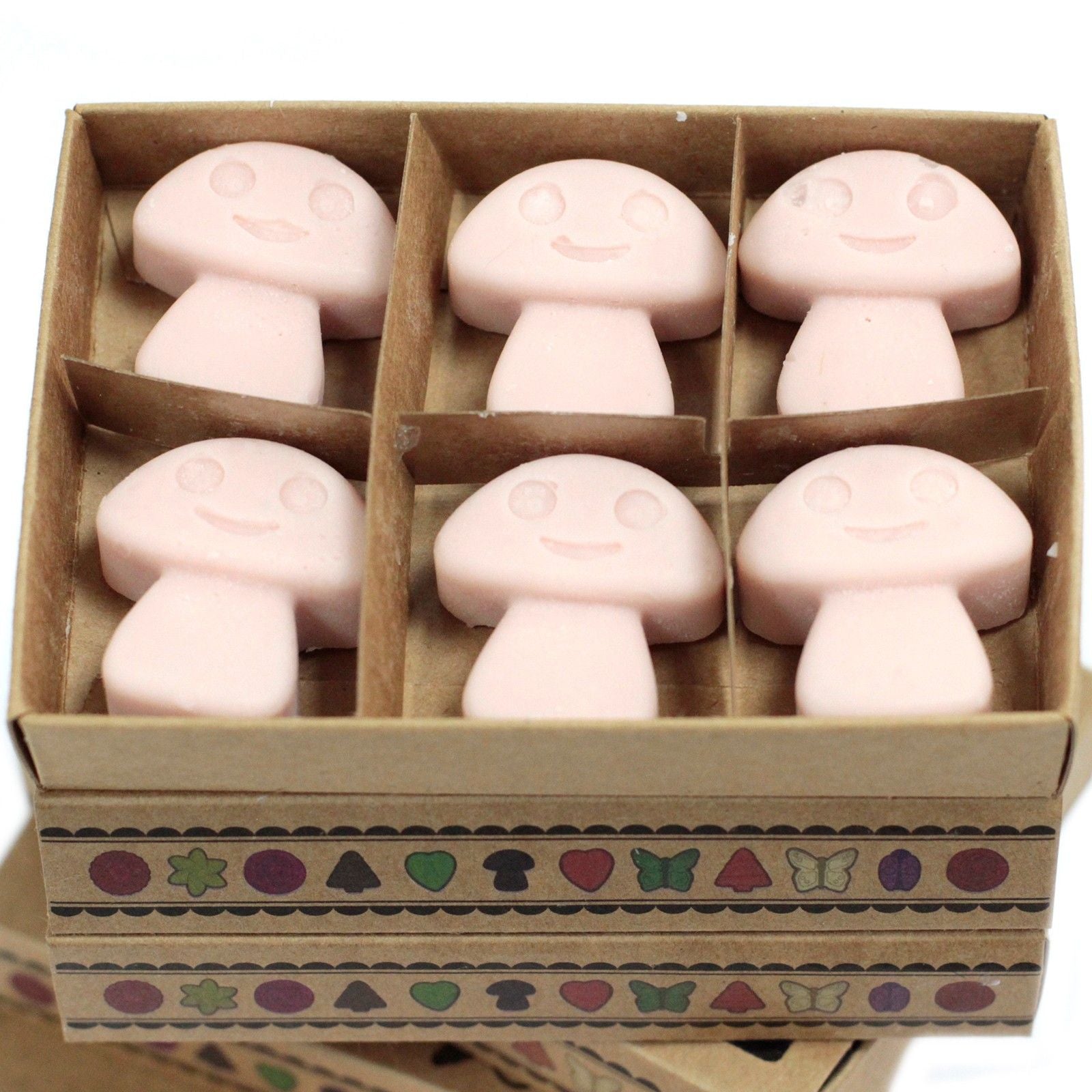 Box of 6 Wax Melt Mushrooms - Old Ginger