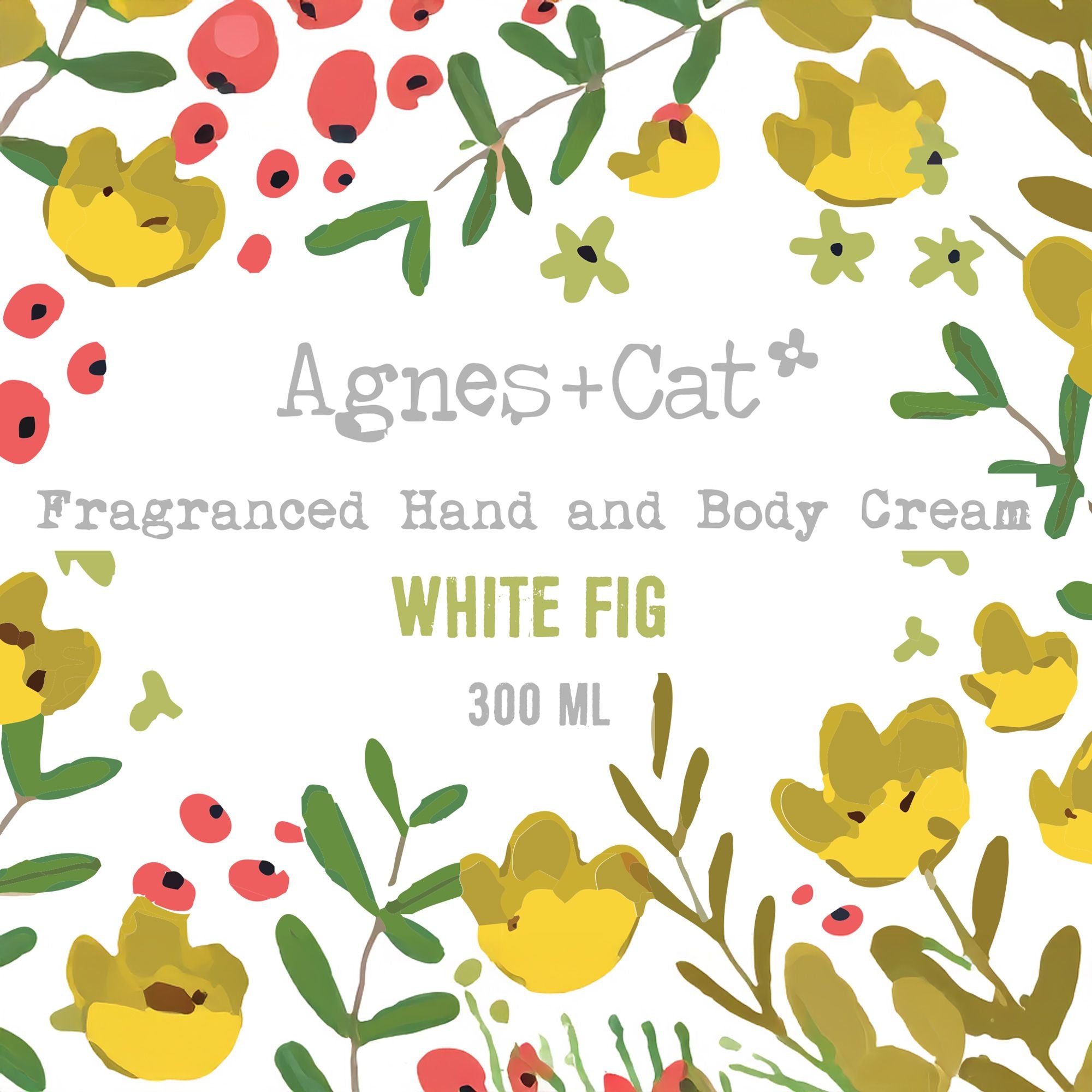 Agnes + Cat Hand & Body Cream 300ml White Fig
