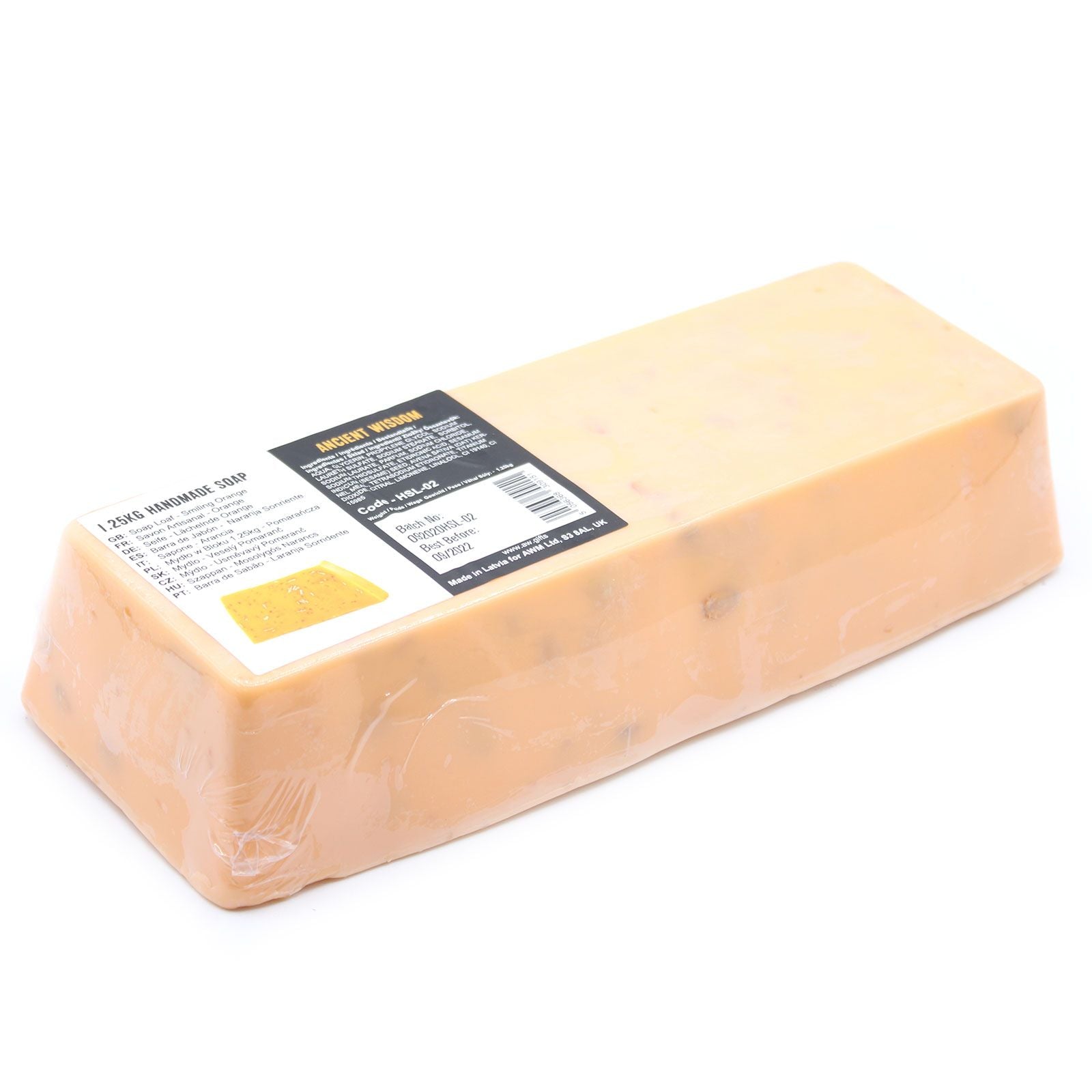 Handmade Soap Slice - Smiling Orange