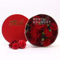 Merci Round Gift Box – Classic Red Roses