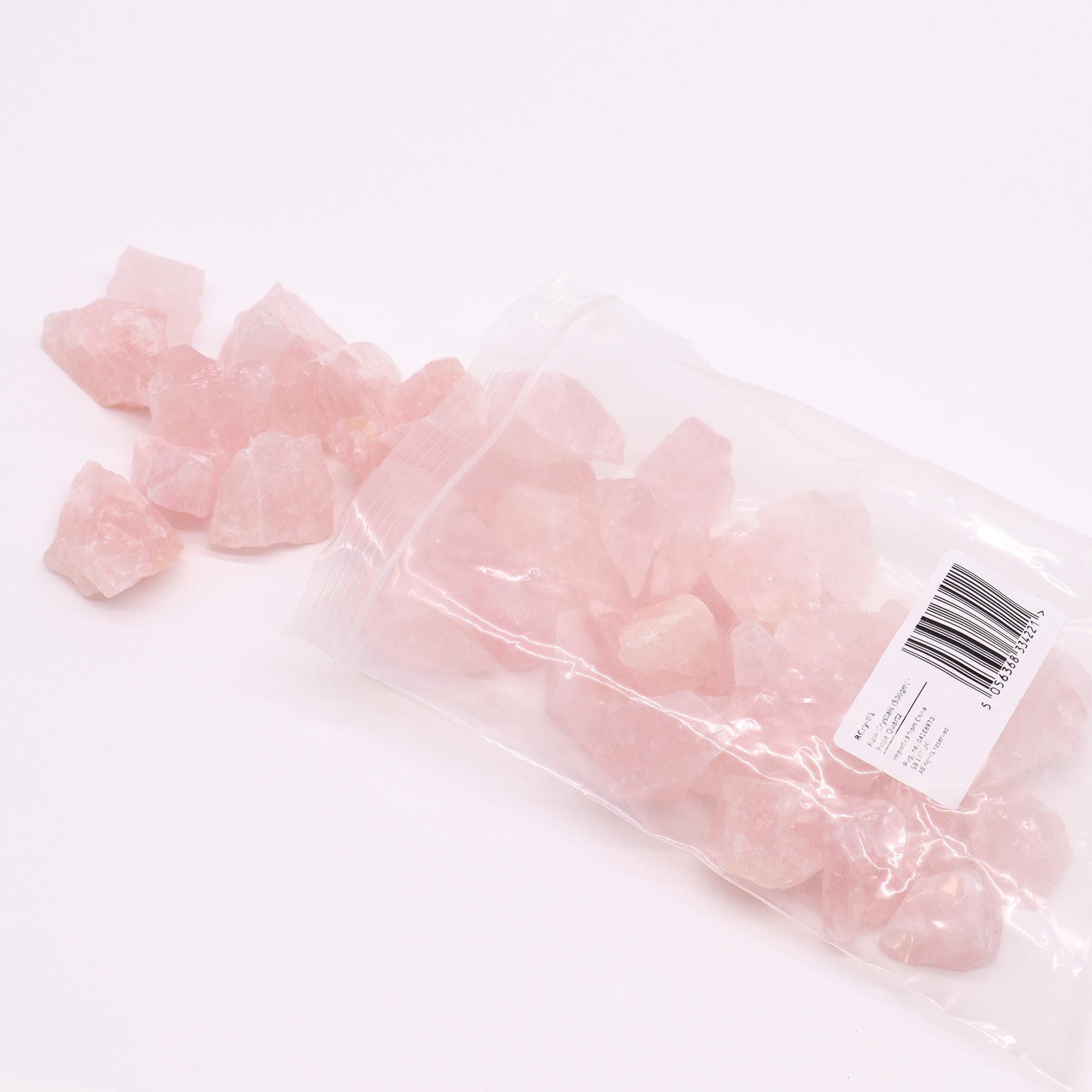 Raw Crystals 500g - Rose Quartz