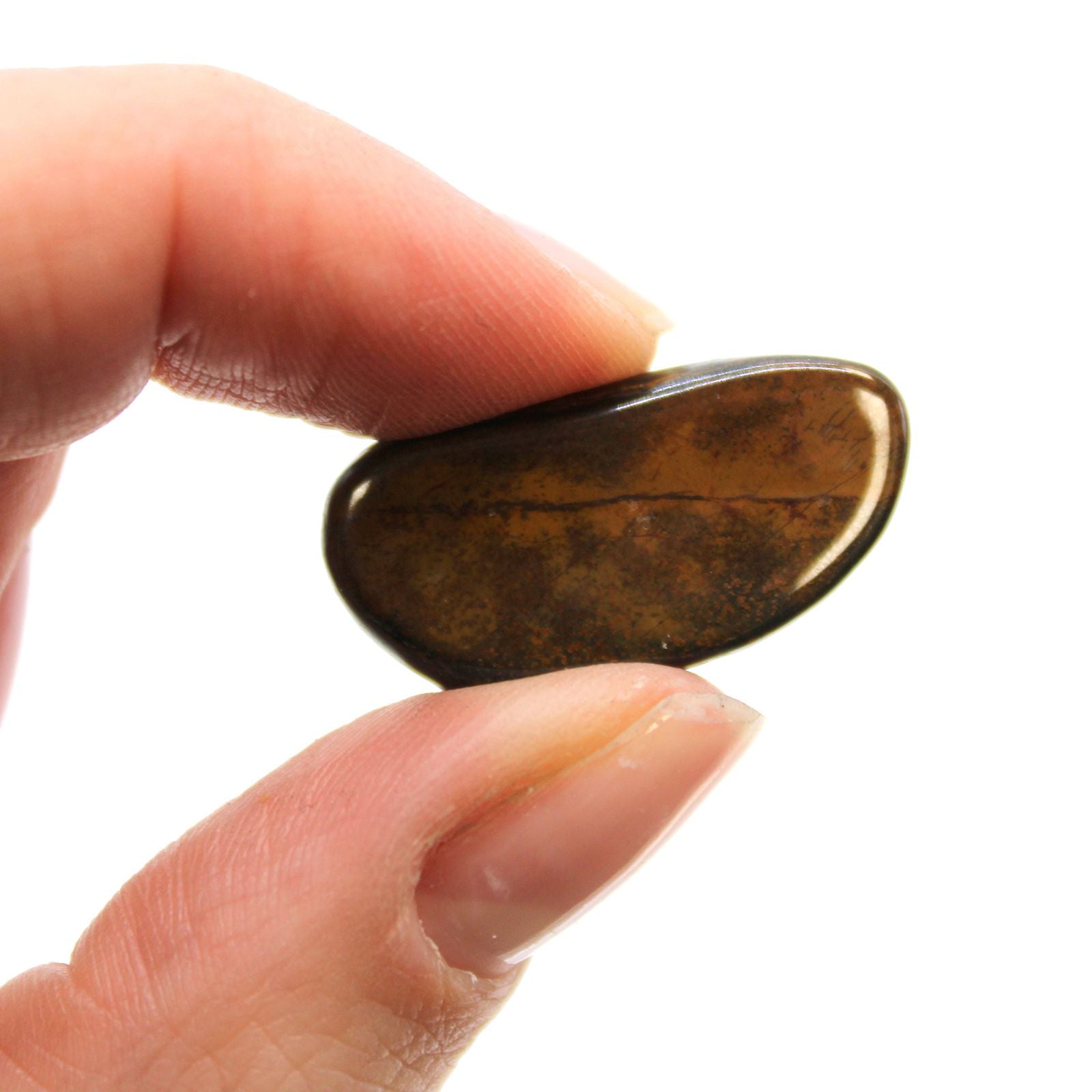 African Tumble Stone x24 - Small - Tigers Eye (Blue)