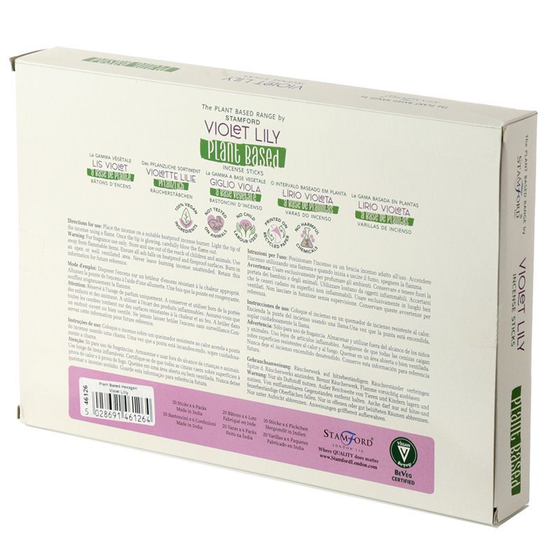 Stamford Plant Based Incense Sticks - Violet Lily