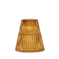 Flip Dinner Candle Tealight Holder Set of 2 – Antique Amber