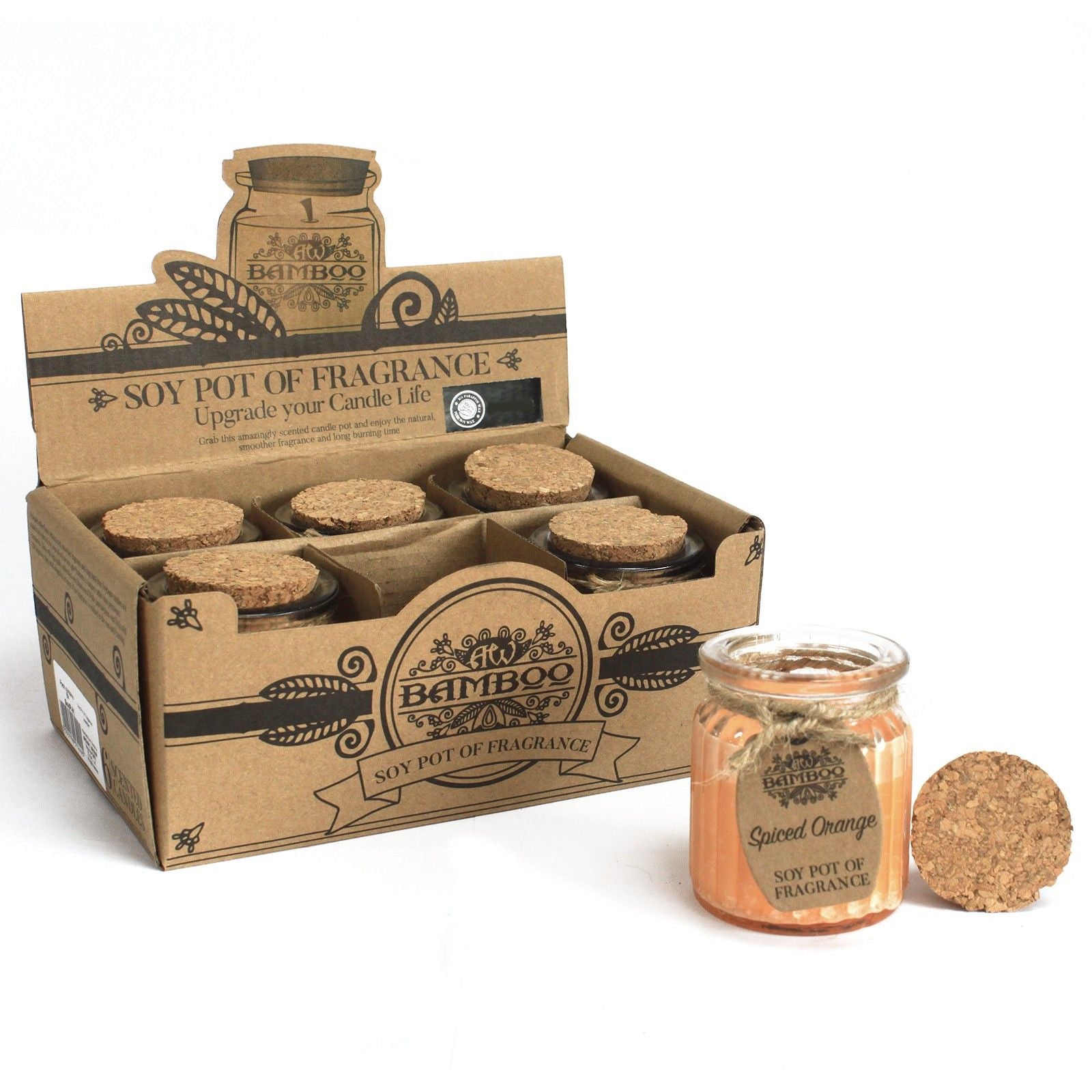 Soy Fragrance Candle Pot – Spiced Orange