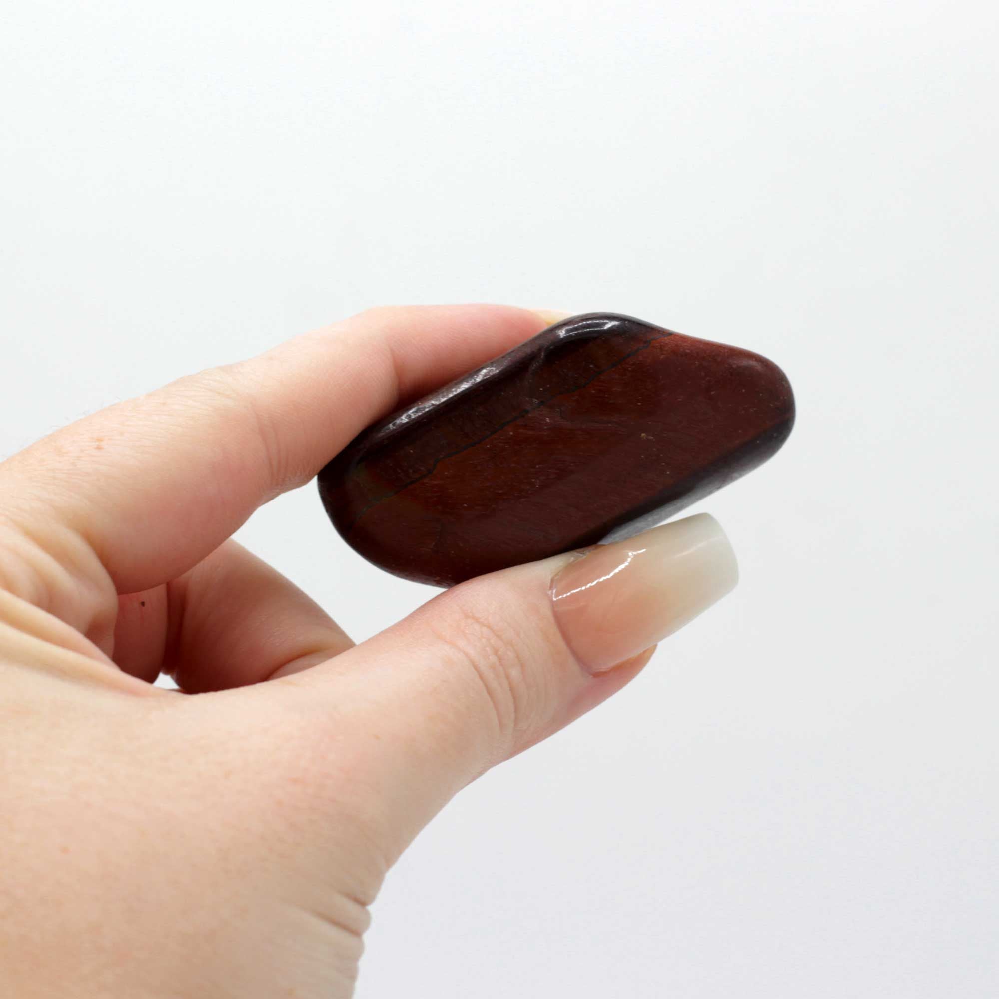 African Tumble Stone x6 - Large - Tigers Eye (Red)